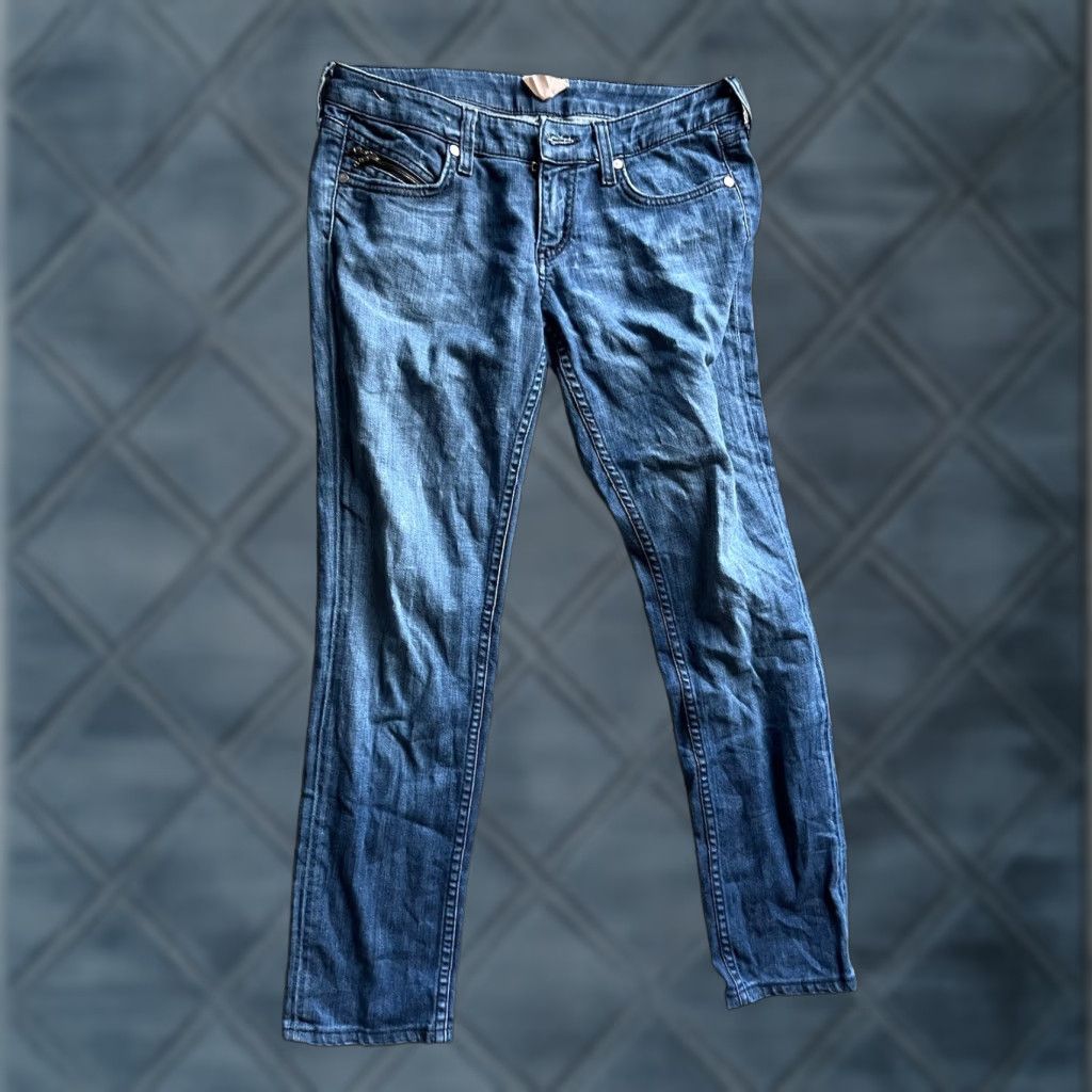Vintage EVER Women Jeans 27W Skinny Blue Women Size 27" / US 4 / IT 40 - 1 Thumbnail