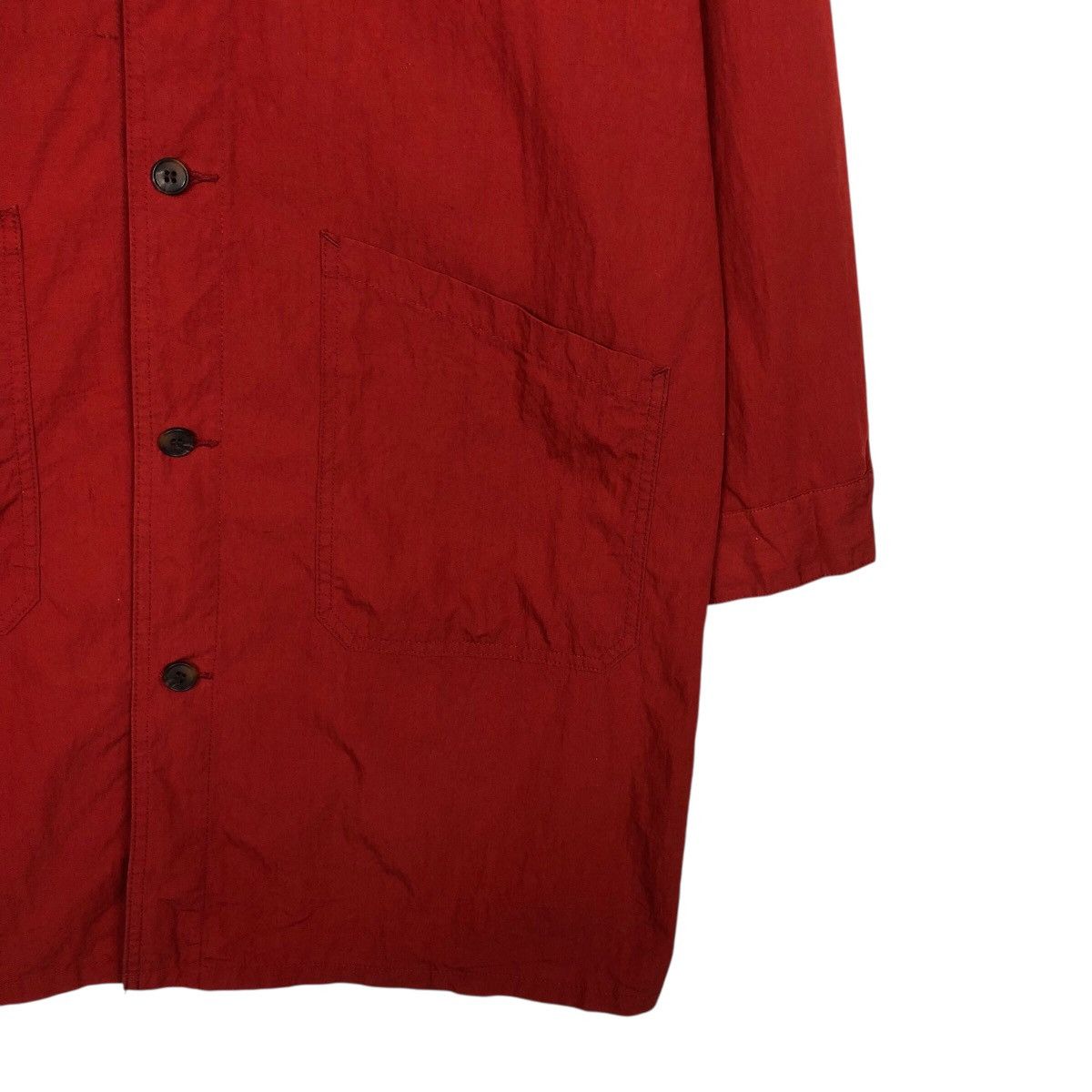 Japanese Brand 📌Rich Red Vintage Long Jacket Chore Detroit FOB Factory Size US L / EU 52-54 / 3 - 7 Thumbnail