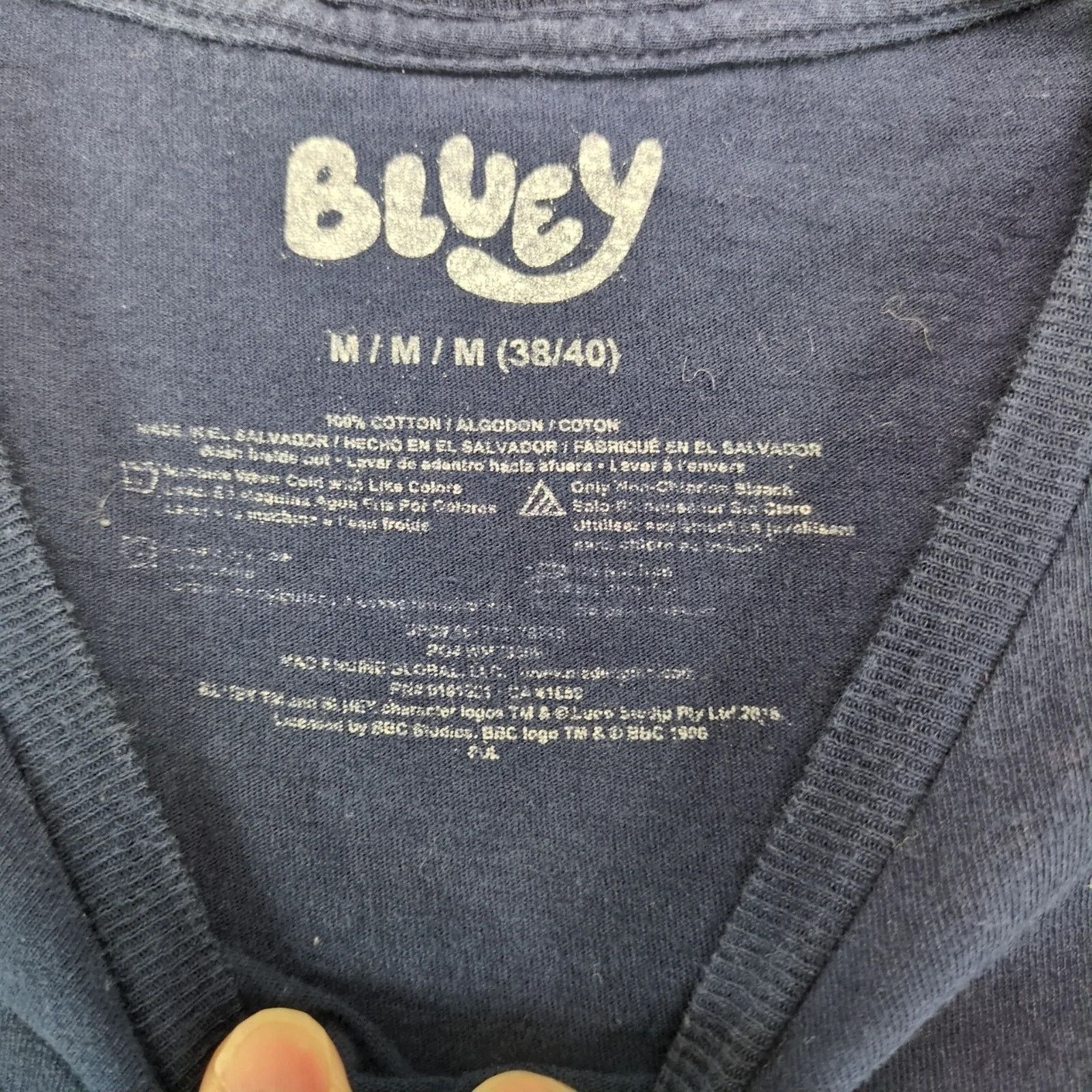 Other Bluey Whaddup Party People Graphic T-Shirt Men's M Short Slv Size US M / EU 48-50 / 2 - 3 Thumbnail