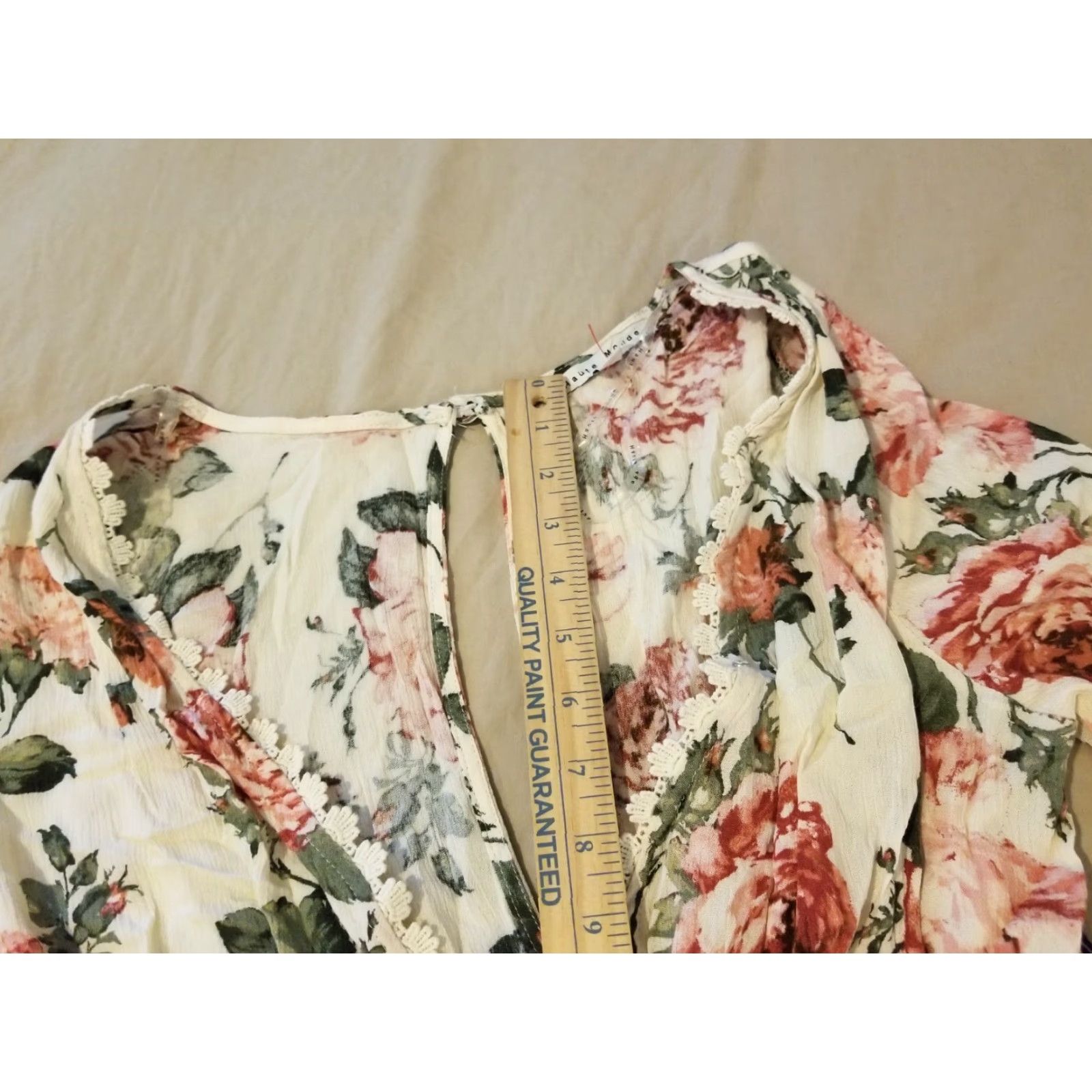 Vintage Womens Haute Monde Romper XL White Size 40" / US 18 - 5 Thumbnail