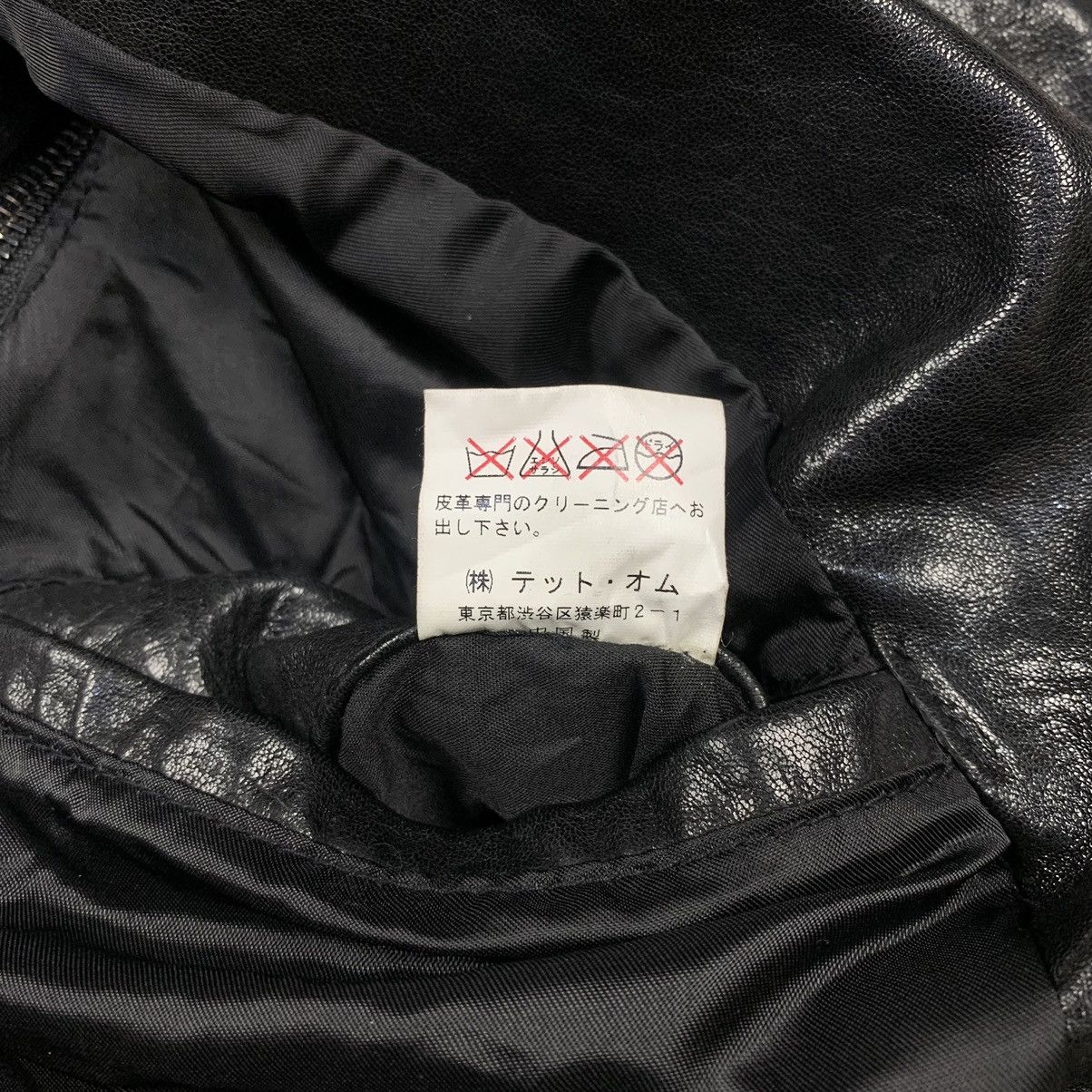 Issey Miyake × Tete Homme Tete homme bikers multi zipper leather jacket Size US L / EU 52-54 / 3 - 12 Thumbnail