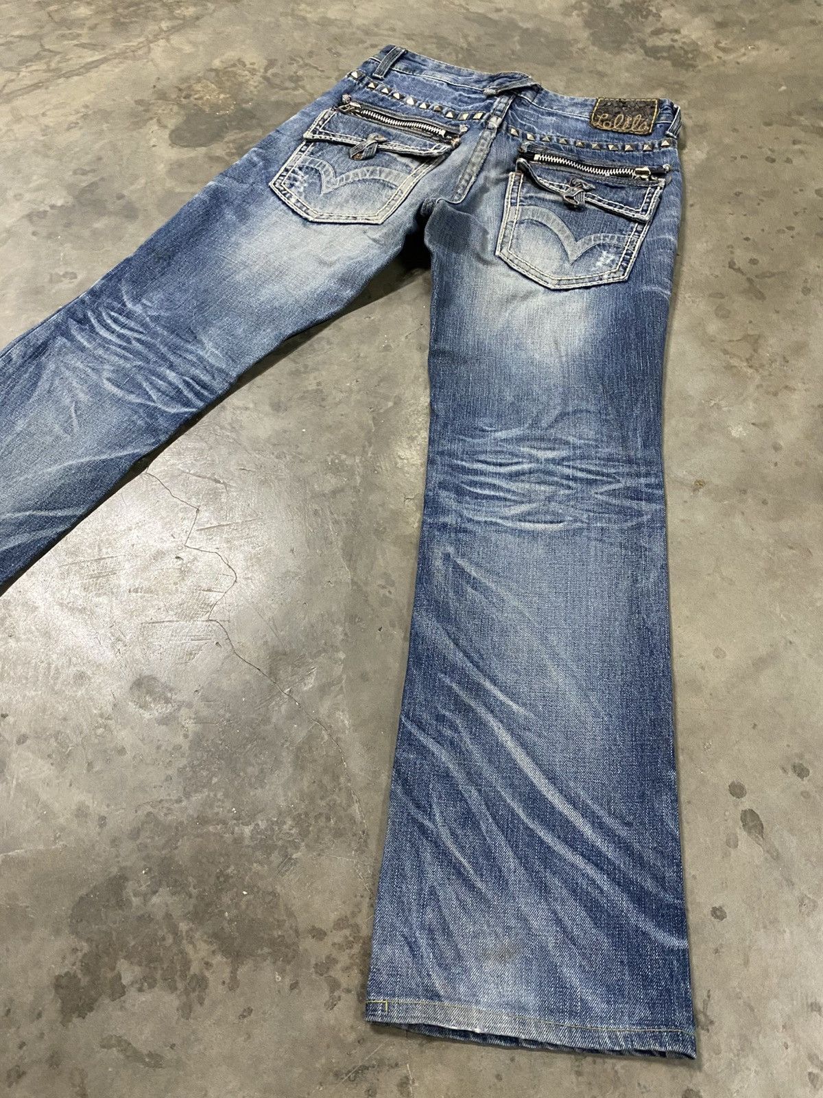 Jean × Vintage Exotic Vintage Denim Lolita Jeans Distressed @224 Size US 30 / EU 46 - 11 Thumbnail