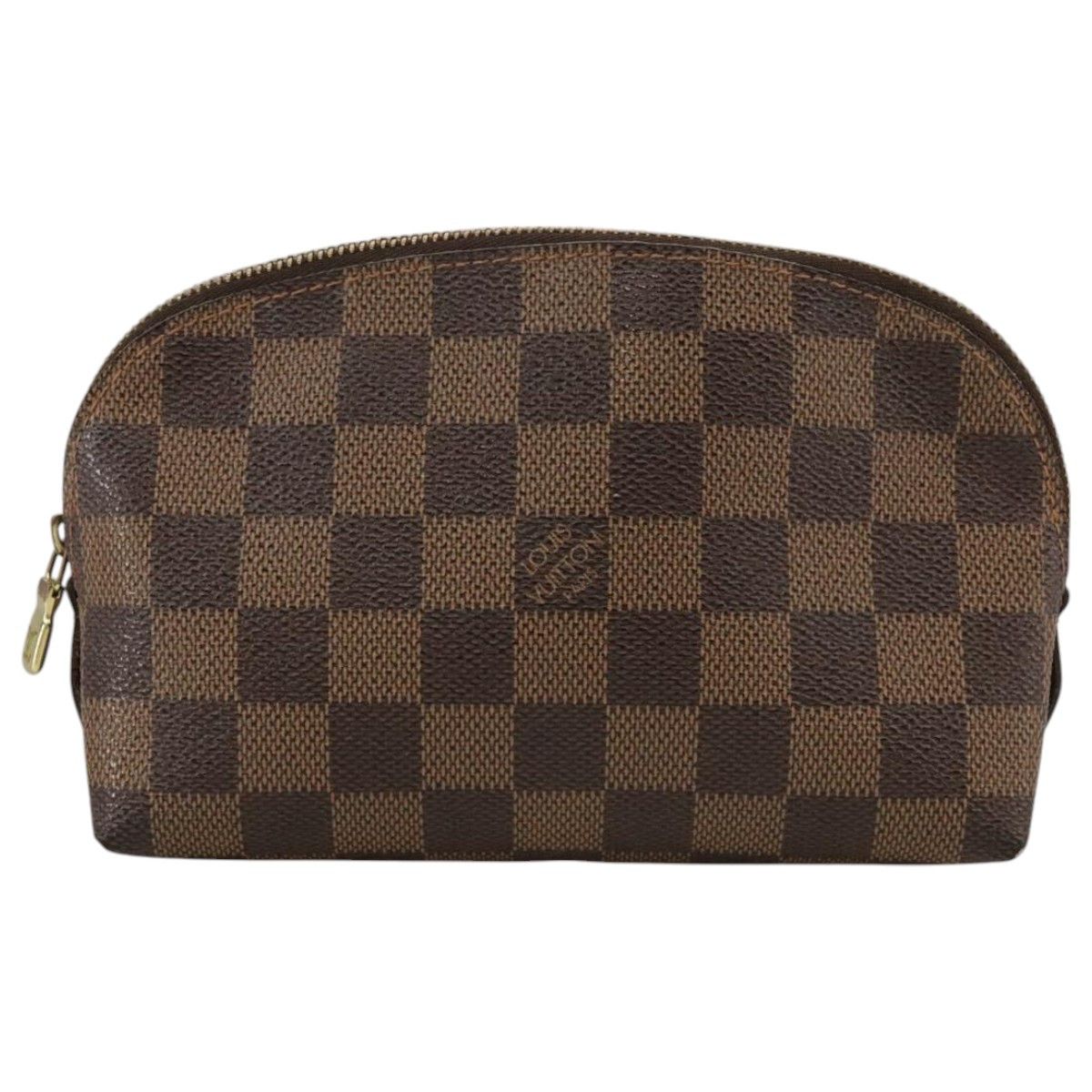Louis Vuitton Trousse A Maquillage Brush Brown Canvas Clutch Bag Size ONE SIZE - 1 Thumbnail