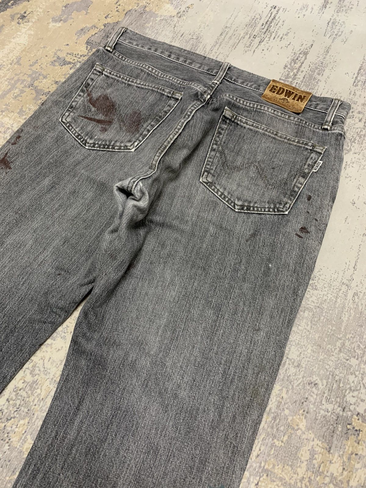 Japanese Brand Edwin Paint Splash Undercover Style Jean 34x28 Size US 34 / EU 50 - 11 Thumbnail