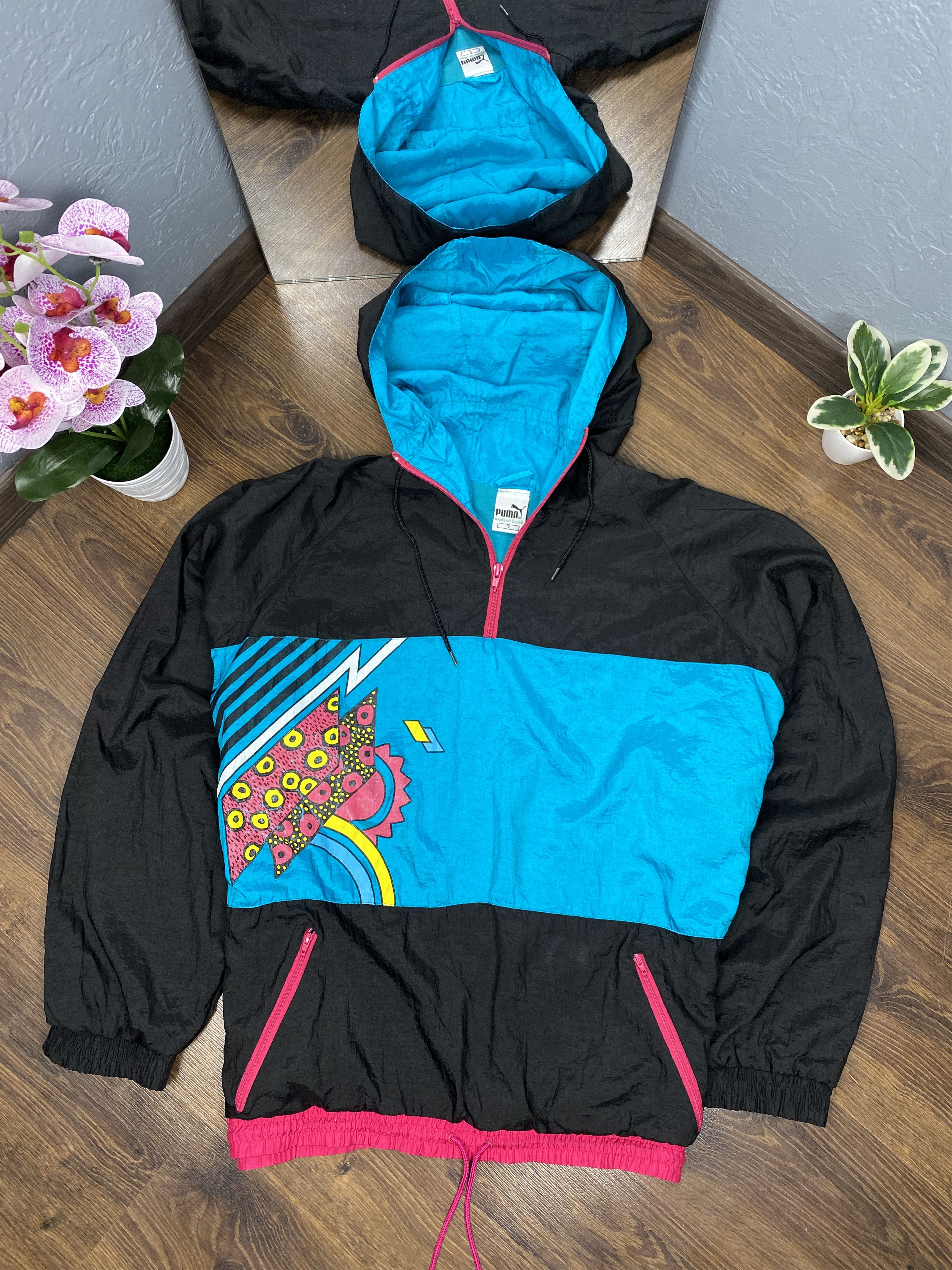 Puma × Vintage Puma vintage oversized nylon jacket y2k Size US XL / EU 56 / 4 - 1 Thumbnail