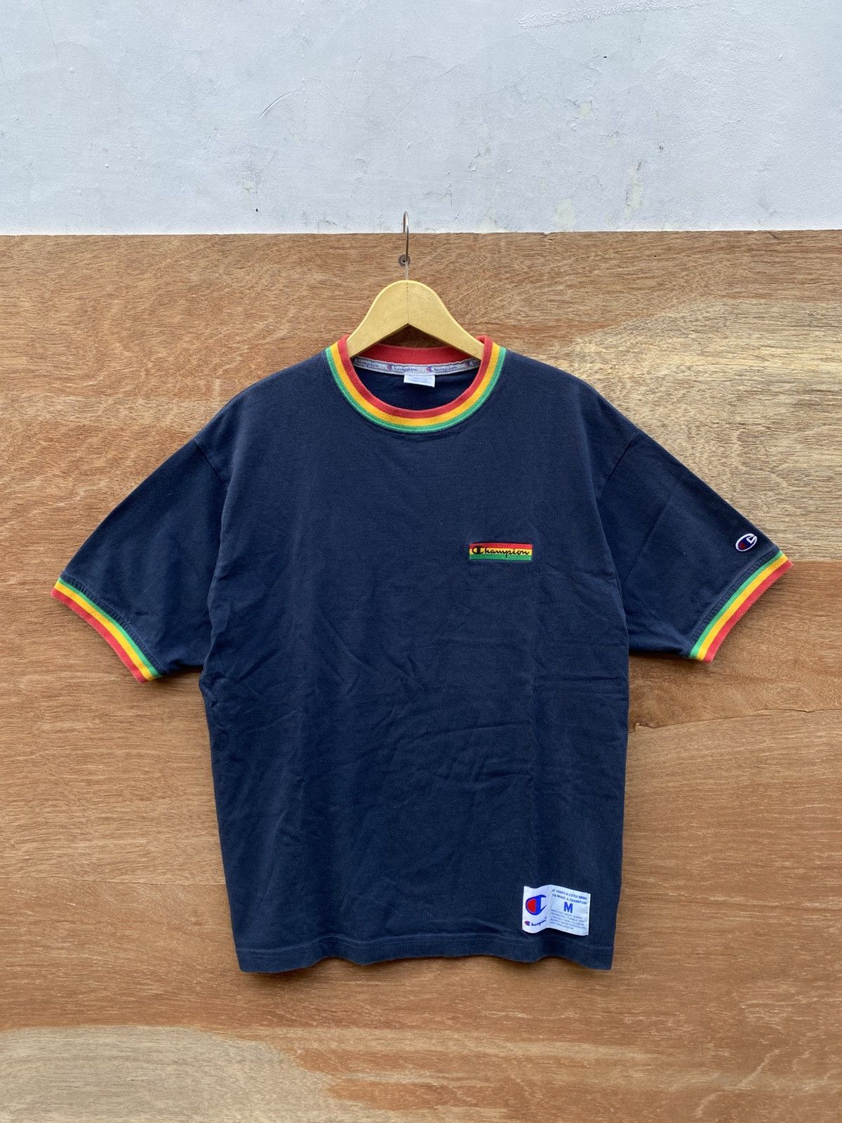 Champion Champion ringer tshirt reggae edition Size US L / EU 52-54 / 3 - 3 Thumbnail