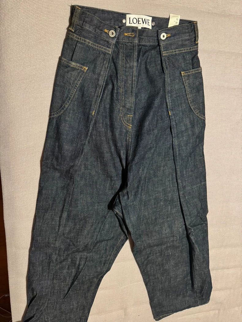 Loewe Loewe High waist denim trousers Size 33" - 1 Thumbnail