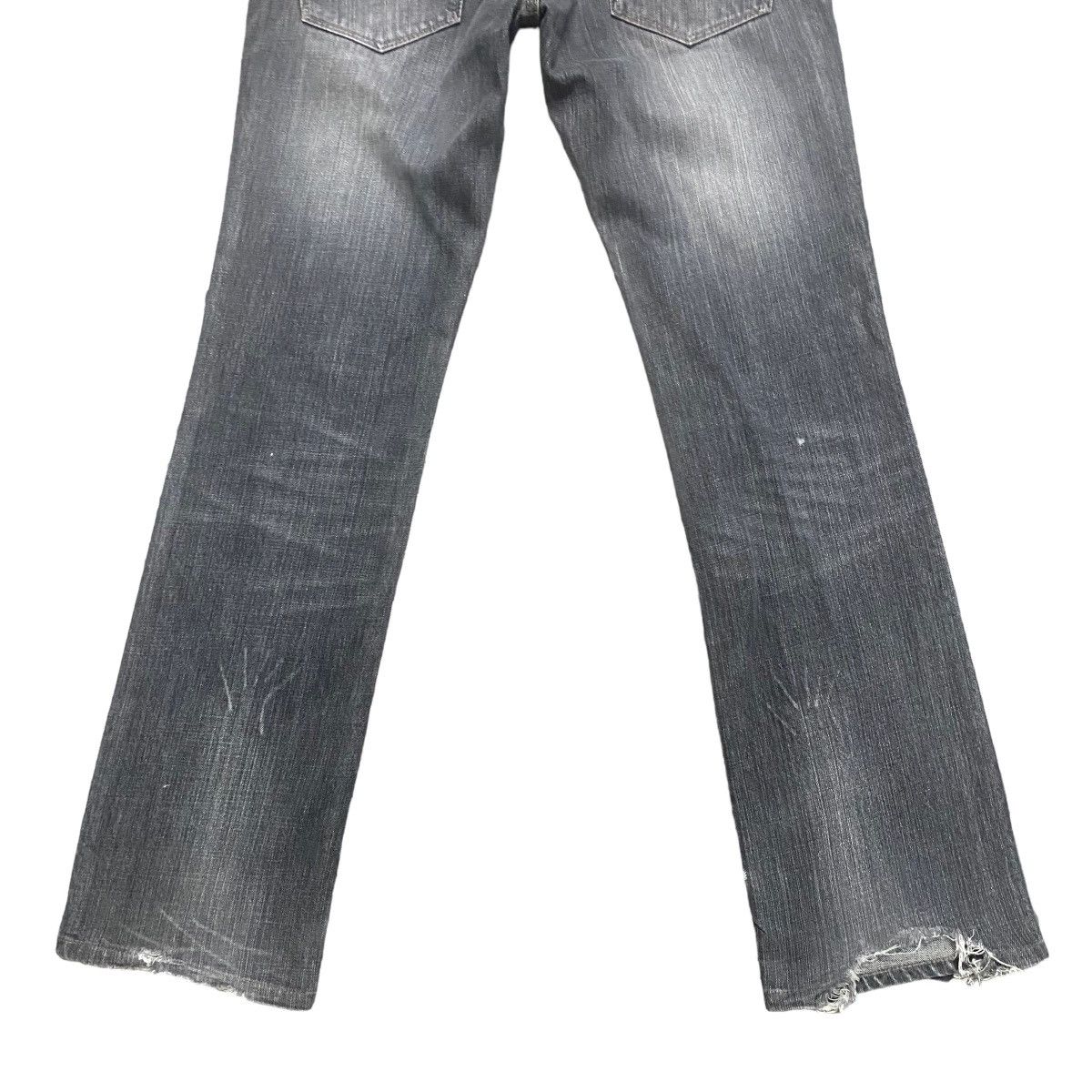 Nicole Club NCFM Leather Snake Skin Denim Flare Jeans Size US 30 / EU 46 - 13 Thumbnail