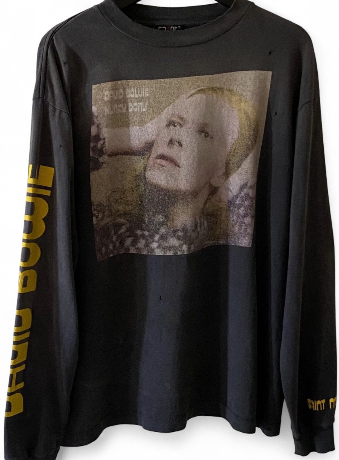 Saint Michael Saint Michael x David Bowie L/S Tee Size US M / EU 48-50 / 2 - 1 Thumbnail