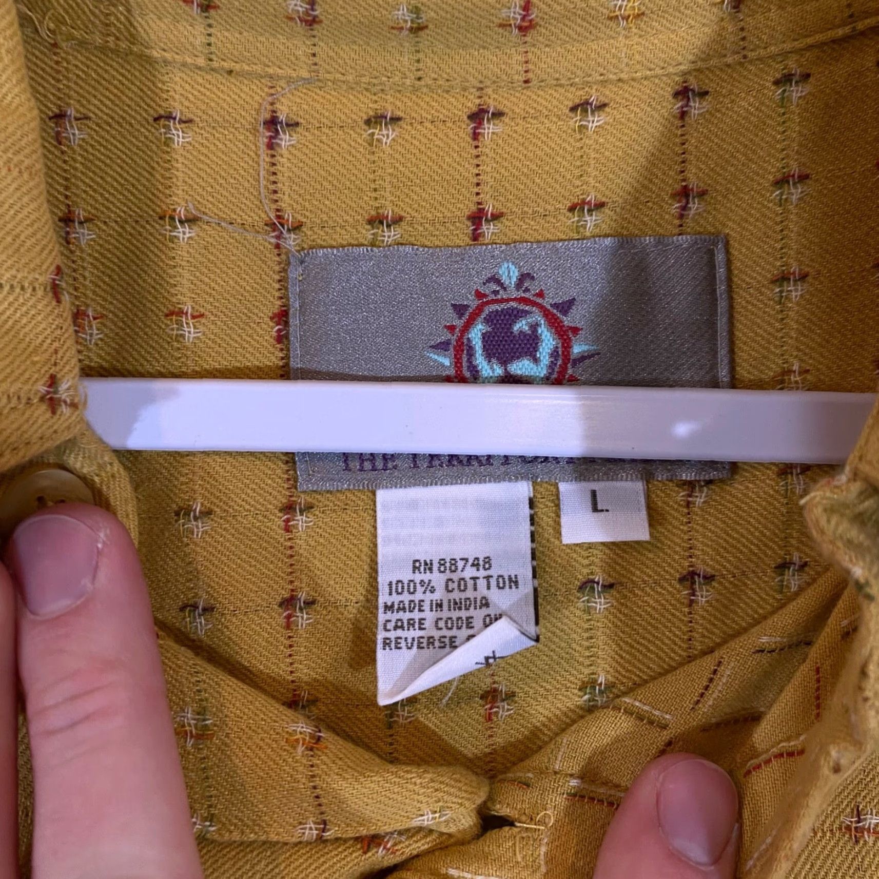The Territory Ahead VINTAGE is not applicable; Territory Ahead Shirt Mens L Yellow Button-Up Long Sleeve Outdoor Hiking Size US L / EU 52-54 / 3 - 3 Thumbnail
