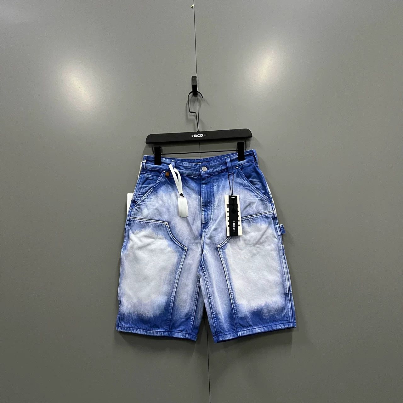 Acne Studios Acne Studios Tie-Dye Denim Shorts Size 24" / US 00 / IT 34 - 1 Thumbnail