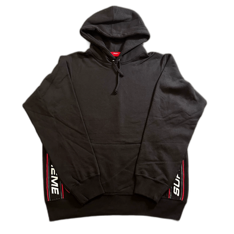 Supreme Supreme Side Logo Black Hoodie Size US M / EU 48-50 / 2 - 1 Thumbnail