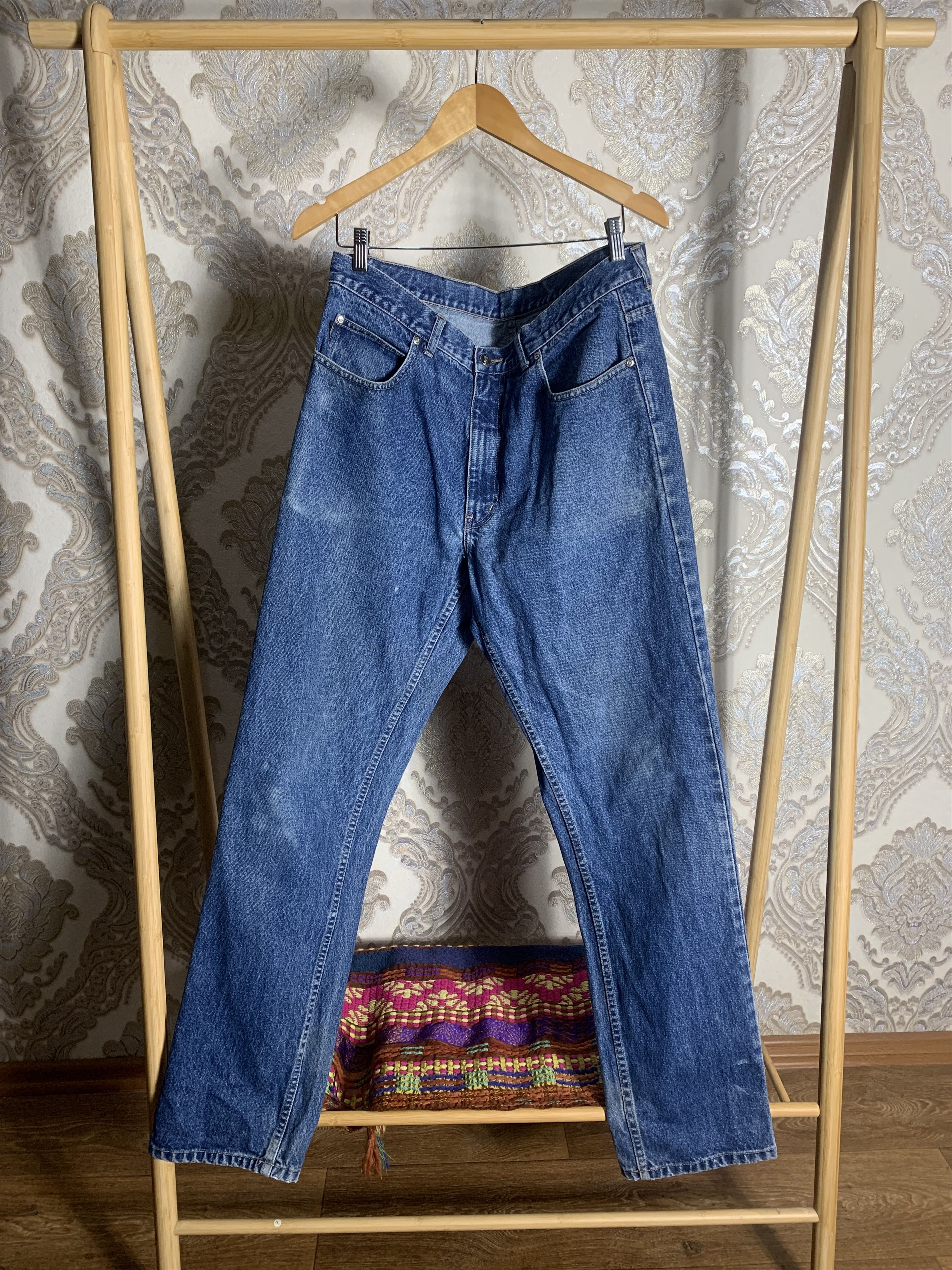 Saint Laurent Paris VINTAGE YVES SAINT LAURENT PARIS RETRO DENIM JEANS 90s Y2K Size US 38 / EU 54 - 2 Thumbnail