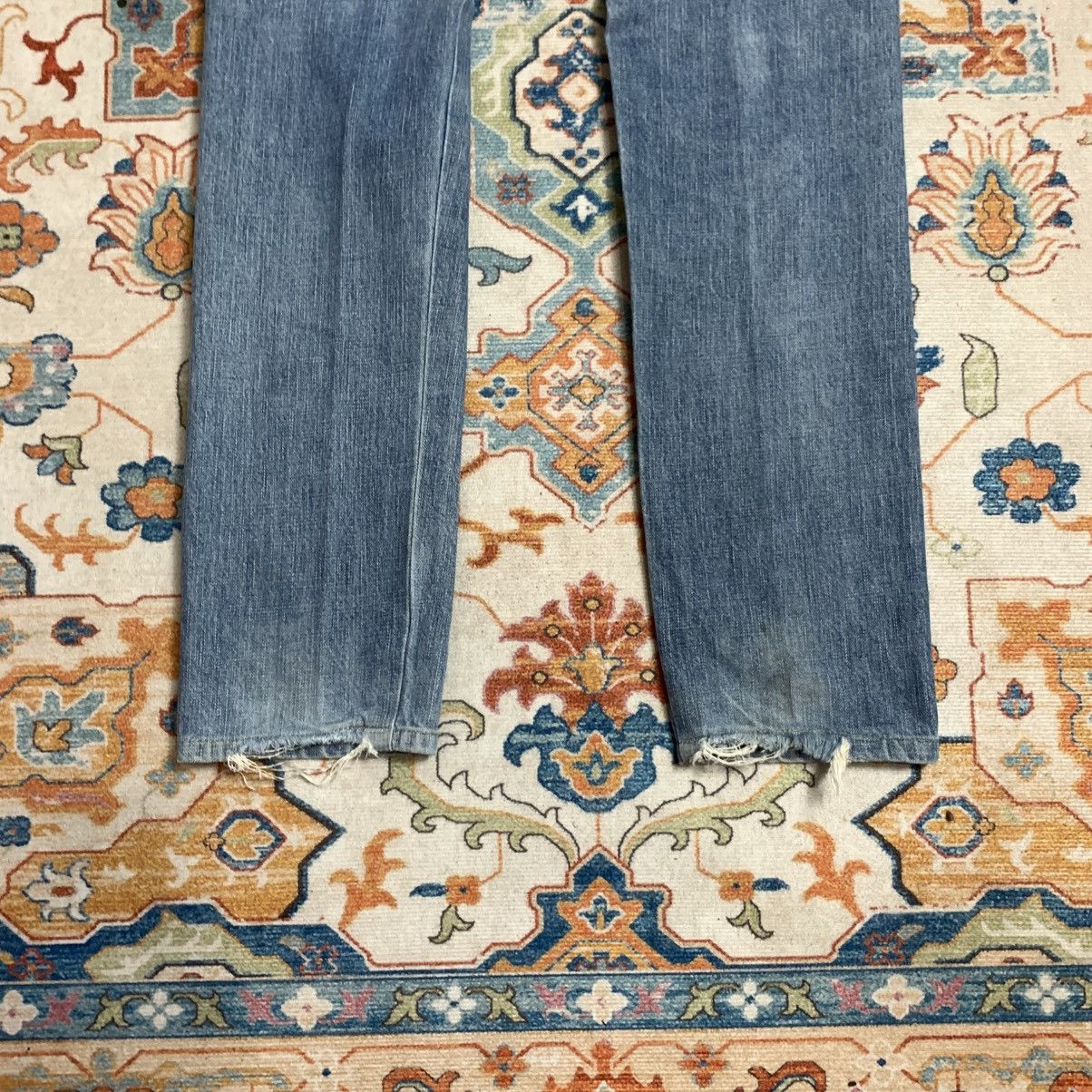 Edwin vintage 90s Edwin 505 distressed selvedge redline jeansdenim Size US 30 / EU 46 - 8 Thumbnail