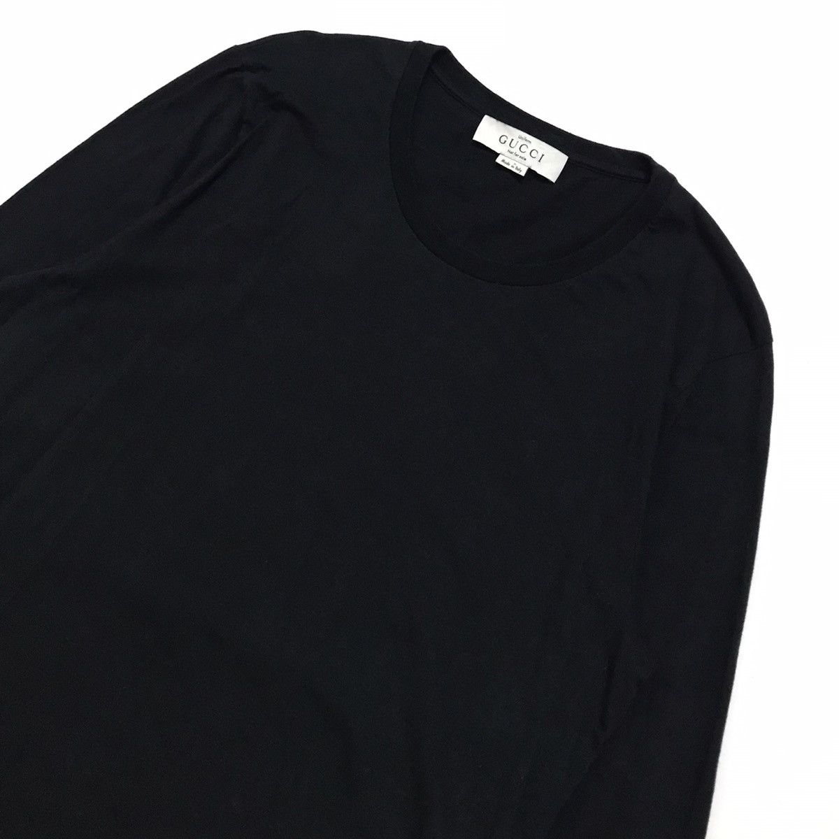 Gucci Gucci Black Fitted Long Sleeve Shirt Size US L / EU 52-54 / 3 - 2 Thumbnail