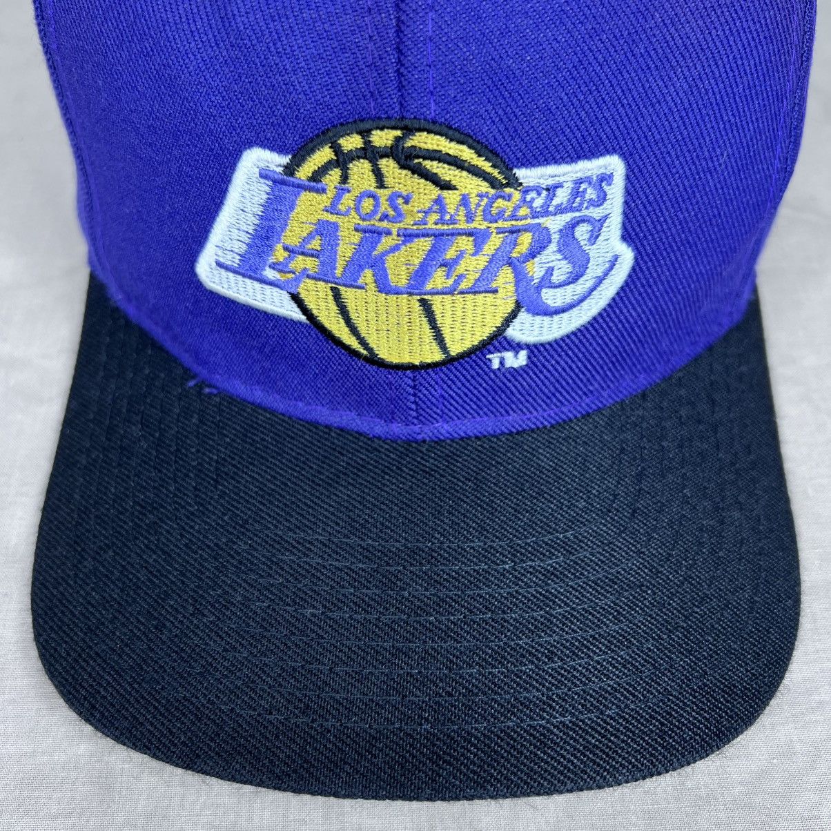 NBA Vintage 90s NBA Los Angeles Lakers AJD Embroidered Snapback Size ONE SIZE - 3 Thumbnail