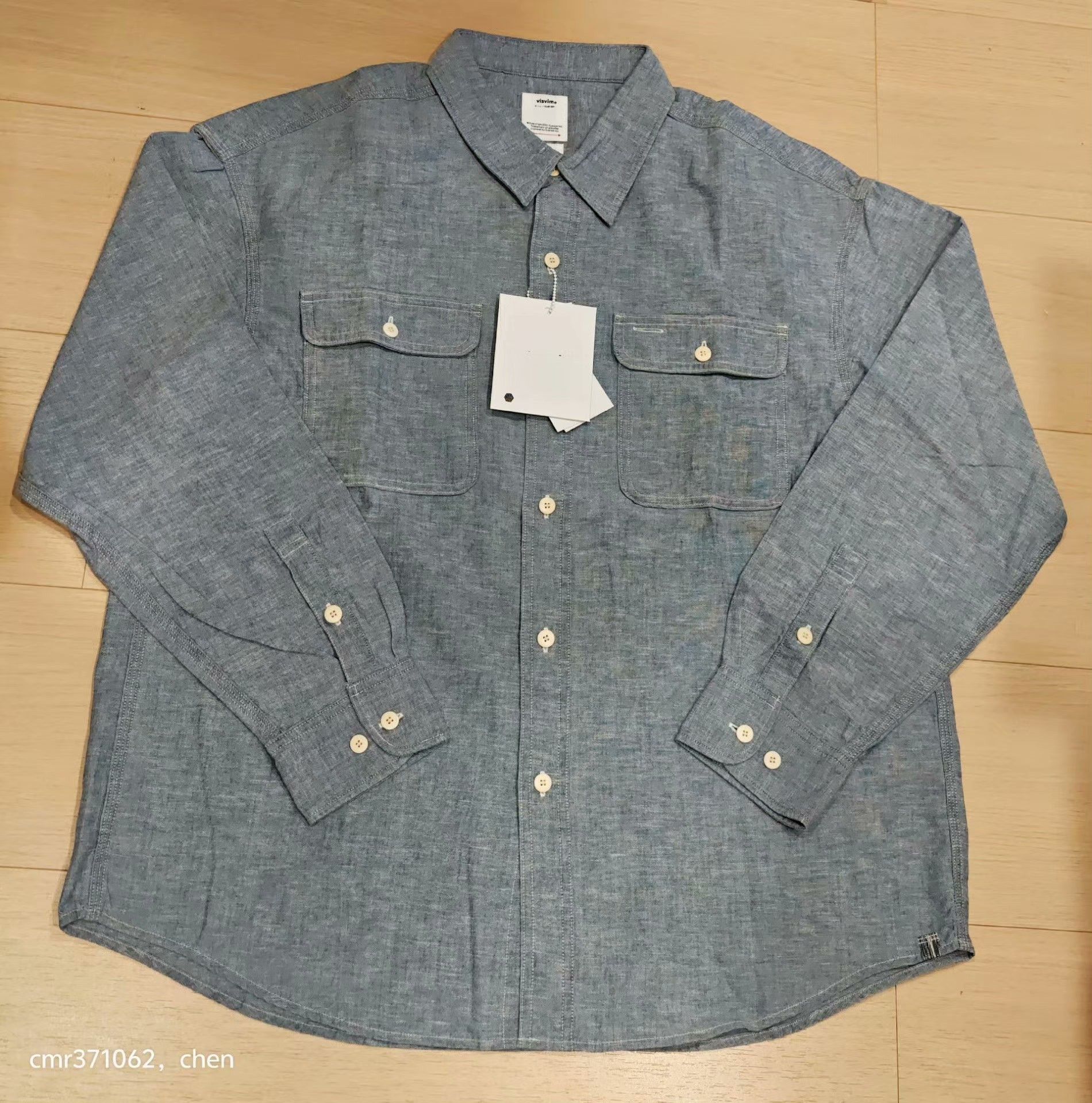 Visvim VISVIM 24AW LANGER CHAMBRAY L/S Size US L / EU 52-54 / 3 - 1 Thumbnail