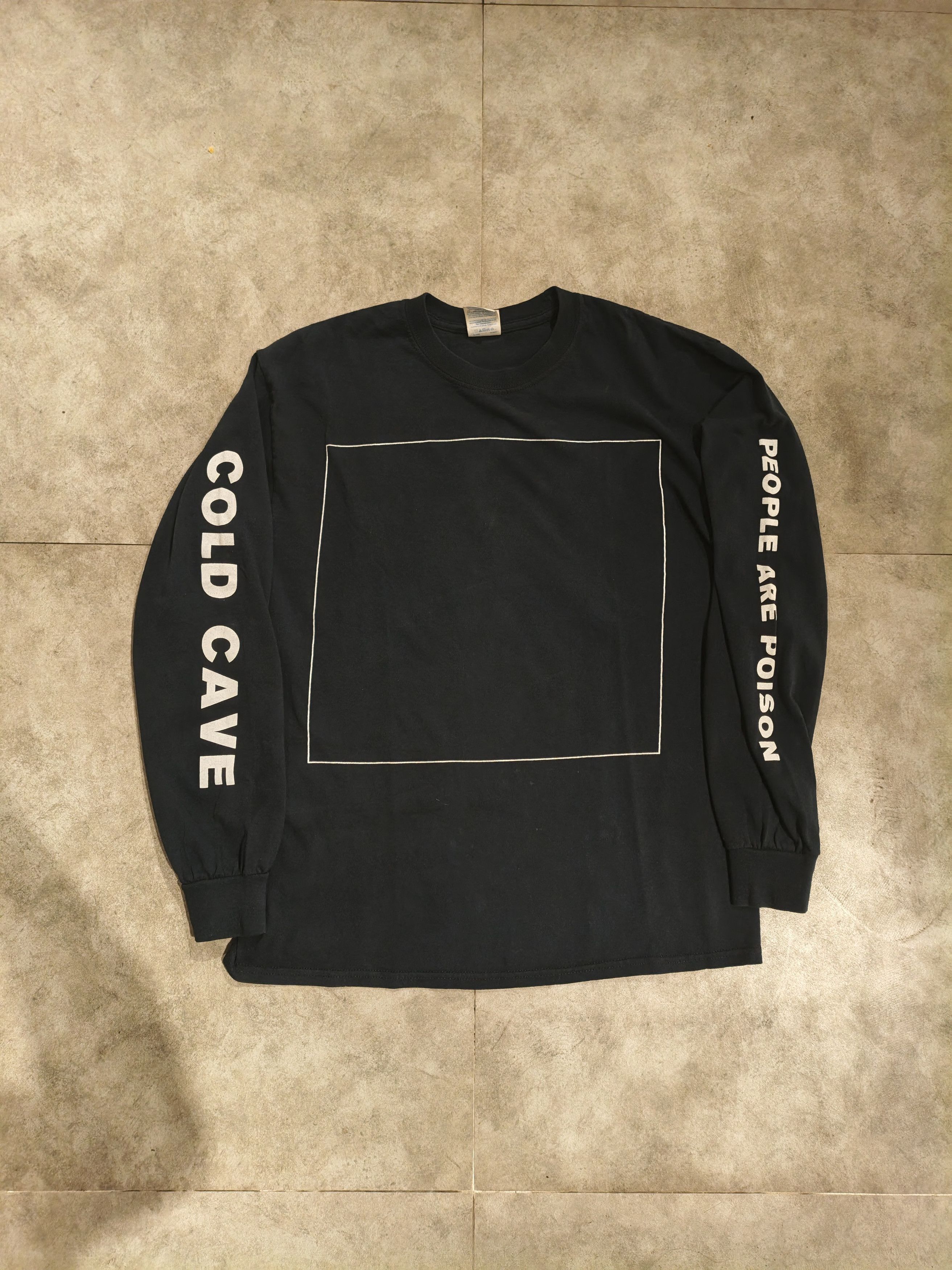 Band Tees Cold Cave LongSleeve “People Are Poison” Darkwave Goth Size US M / EU 48-50 / 2 - 1 Thumbnail