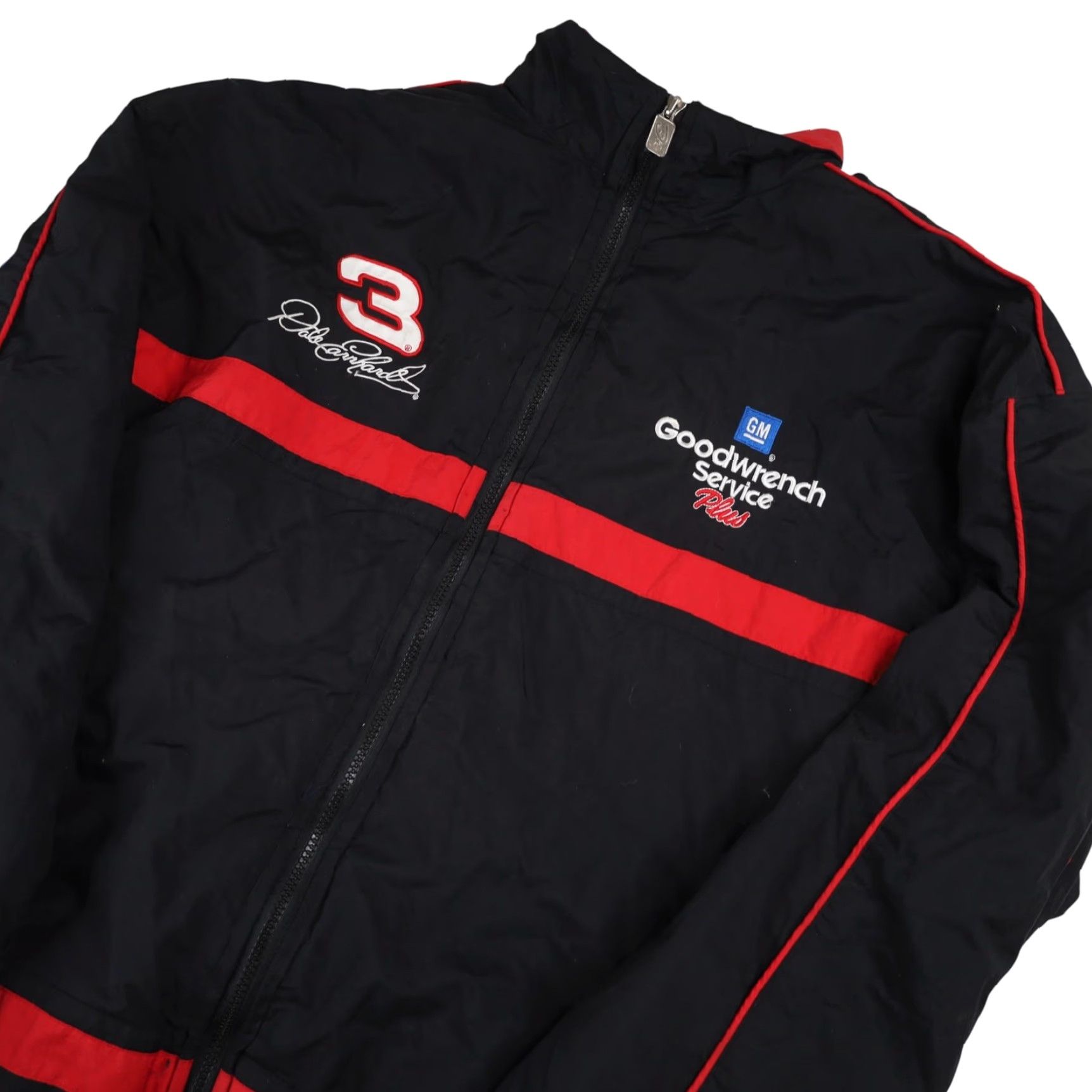 Chase Authentics VINTAGE Chase Authentics Dale Earnhardt Nascar Jacket Black Large Mens Size US L / EU 52-54 / 3 - 2 Thumbnail