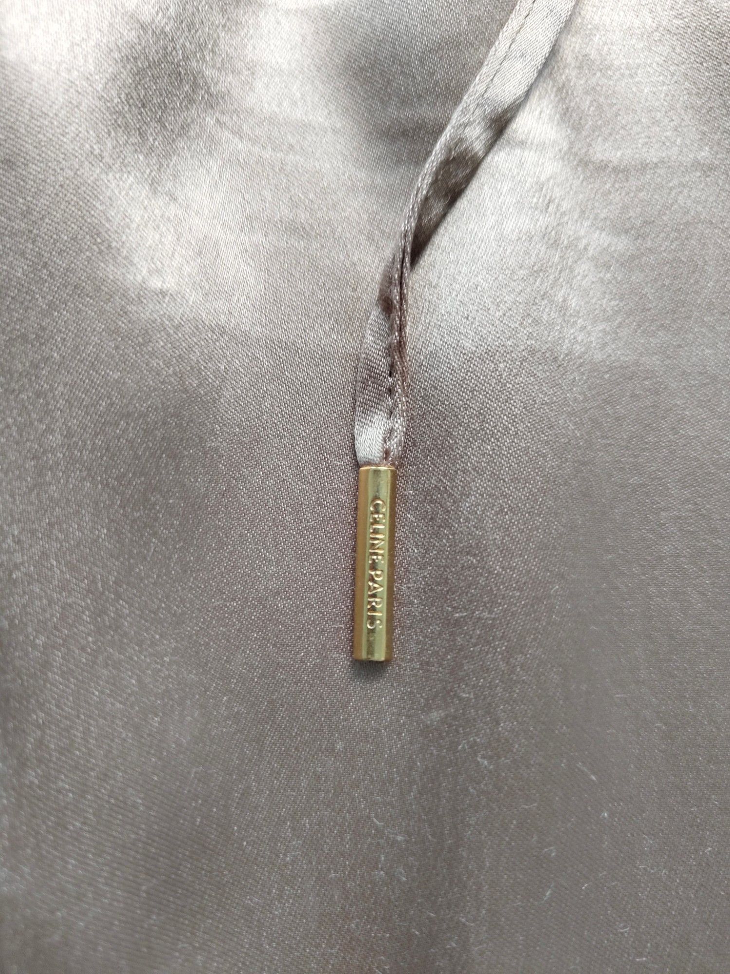 Celine Bronze Shimmering Straight Leg Sweatpants Size 26" / US 2 / IT 38 - 5 Thumbnail