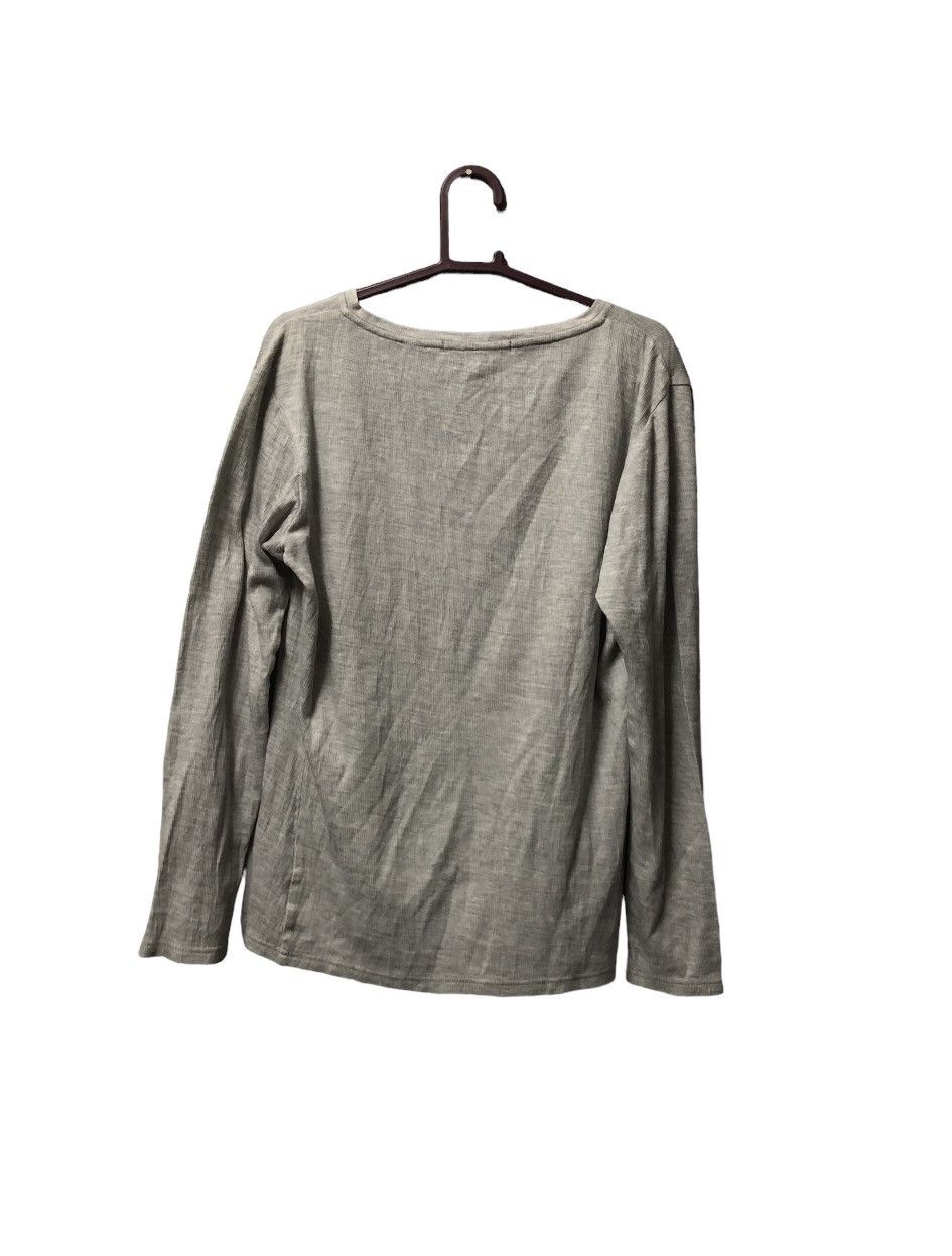 5351 POUR LES HOMMES × Designer 5351 Pour Les Hommes Vintage Long Sleeve Tee Shirt Size M / US 6-8 / IT 42-44 - 13 Thumbnail