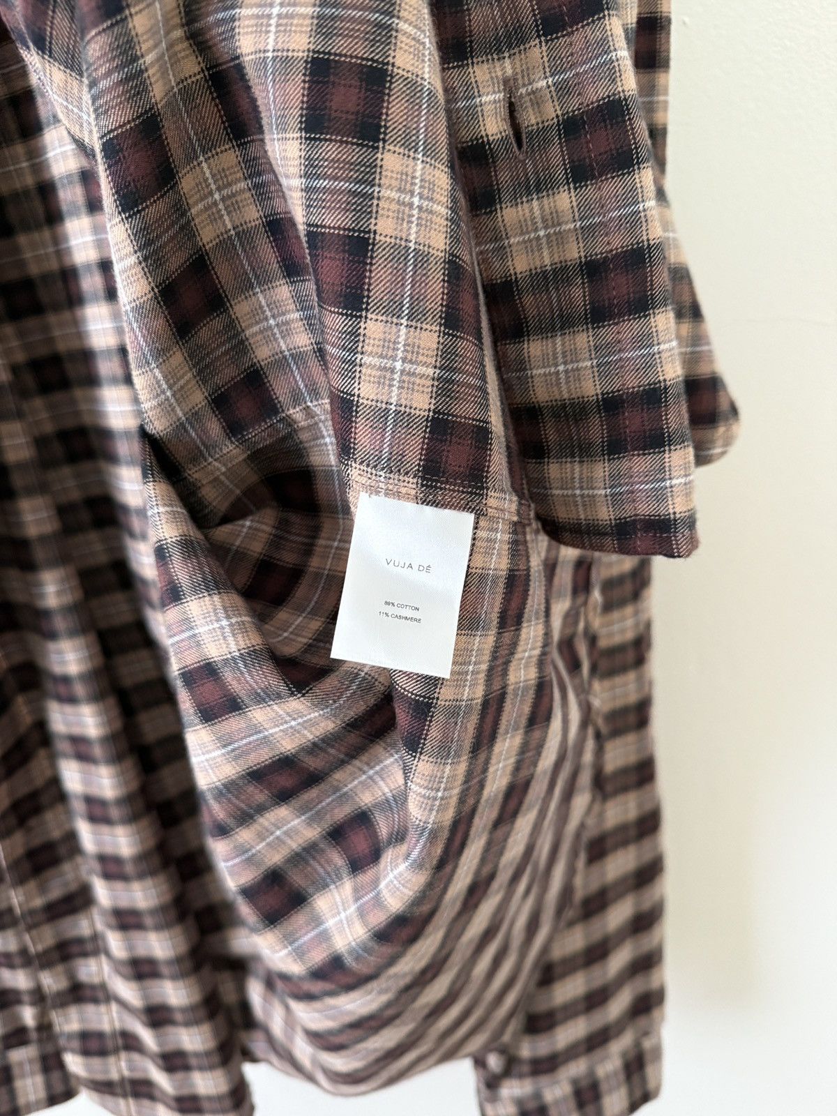 Vuja De Ross Check Flannel in Cashmere & Cotton Size US L / EU 52-54 / 3 - 11 Thumbnail