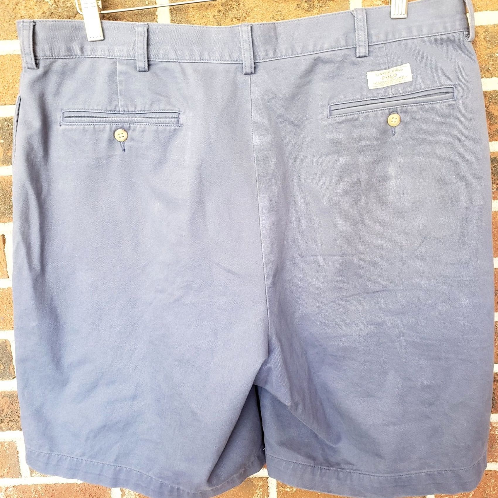 Ralph Lauren VINTAGE Ralph Lauren Shorts Mens 38 Polo Men Tyler 38x8 Navy Pleated Front Cotton Cool Wear Size US M / EU 48-50 / 2 - 5 Thumbnail