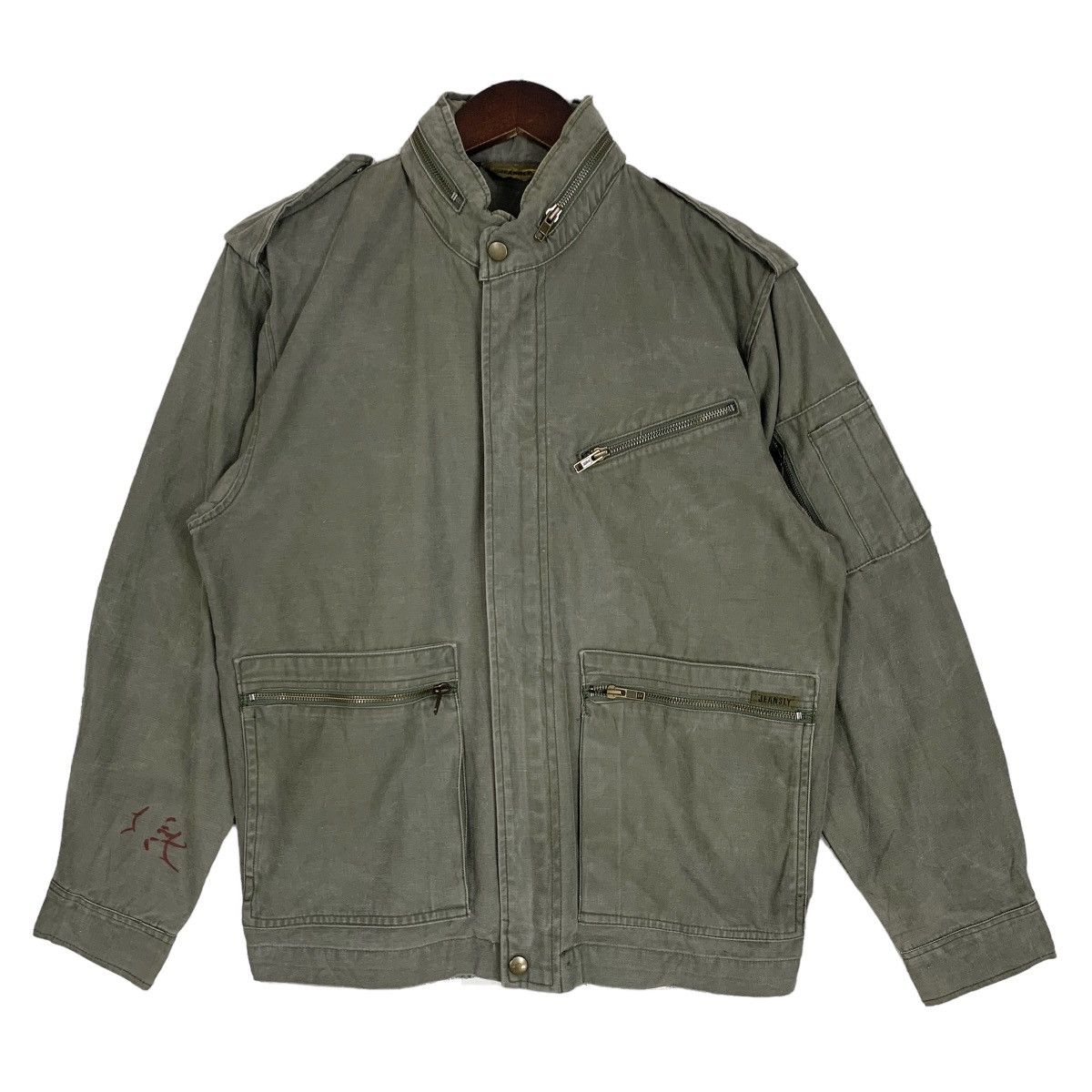 Japanese Brand Vintage Jeansly Military Style Jacket Size M Size US M / EU 48-50 / 2 - 1 Thumbnail