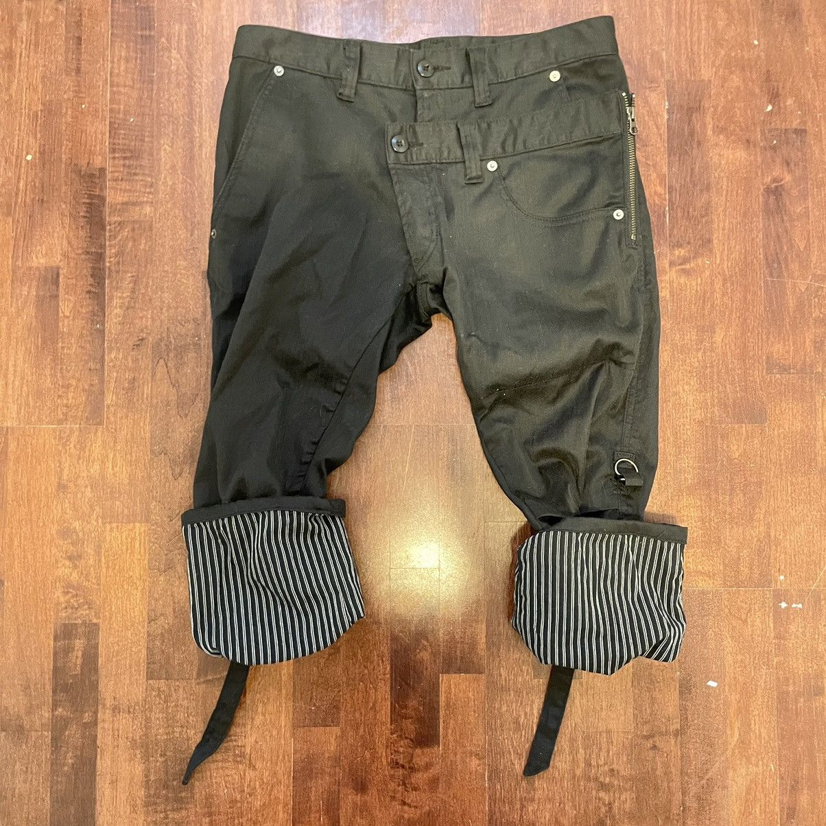 パンツ ppfm double layer half pants archive PPFM double waist jeans — sickboyarchive.