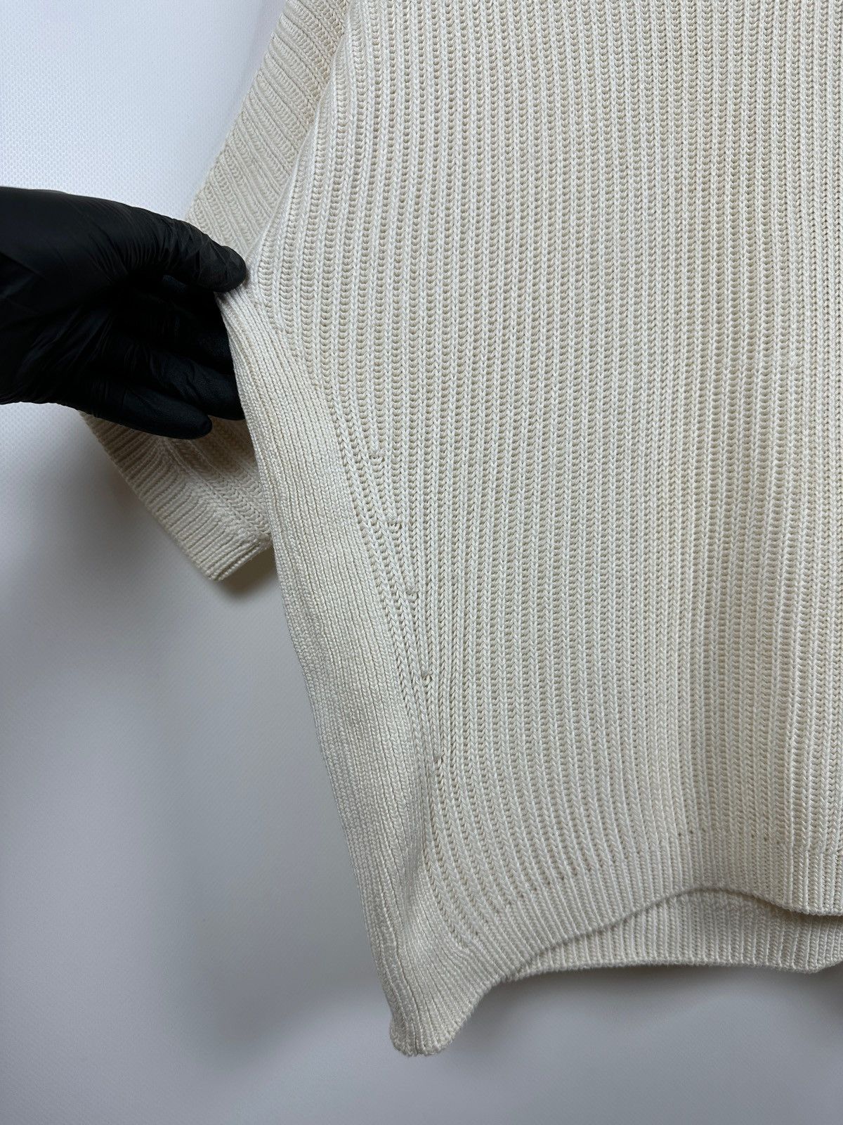 Loro Piana Loro Piana Silk/Cotton 3/4 Sleeve Knit Jumper Sweater Size S / US 4 / IT 40 - 10 Thumbnail