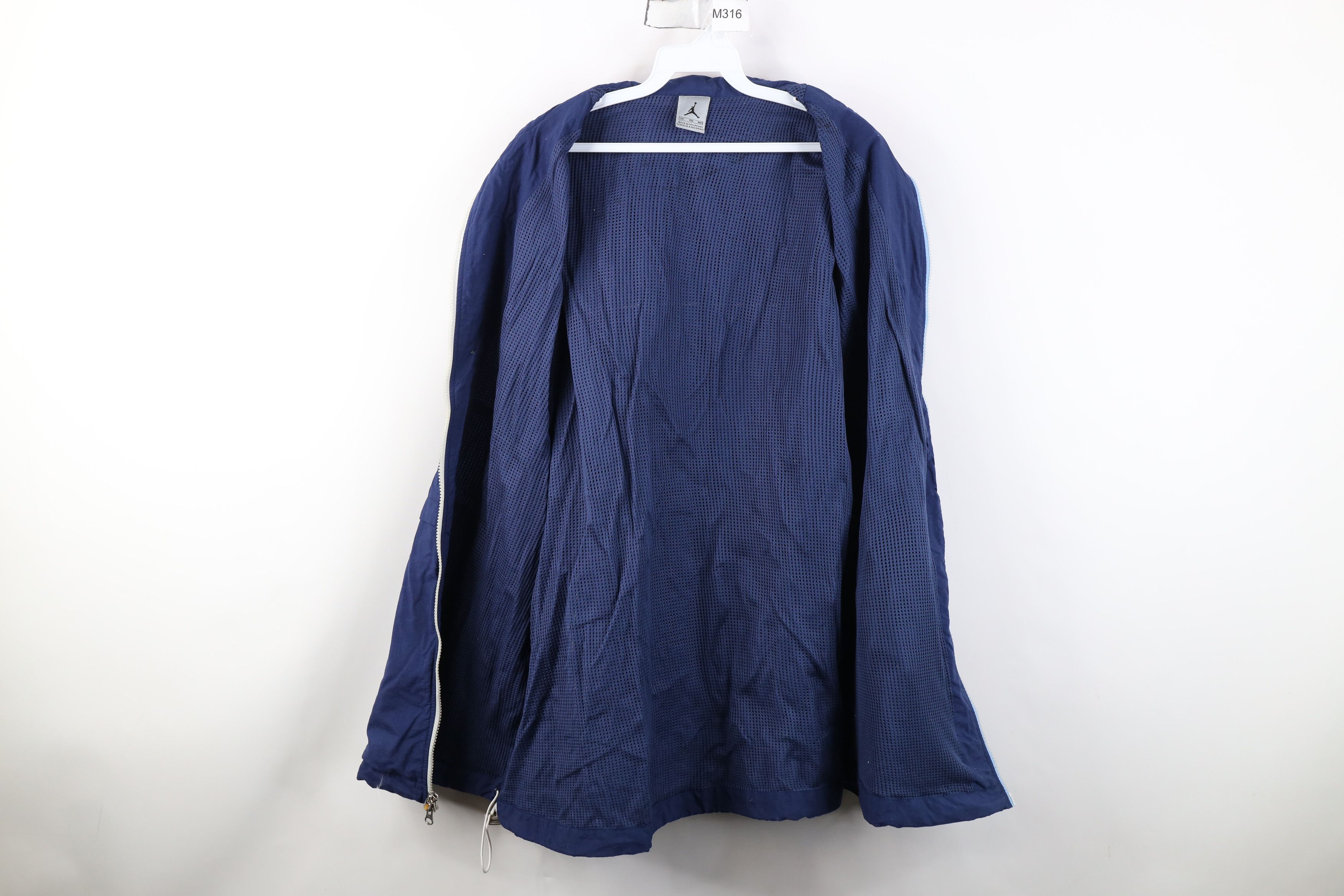 Nike Vintage Nike Air Jordan Jumpman Windbreaker Jacket Blue Size US XXL / EU 58 / 5 - 11 Thumbnail