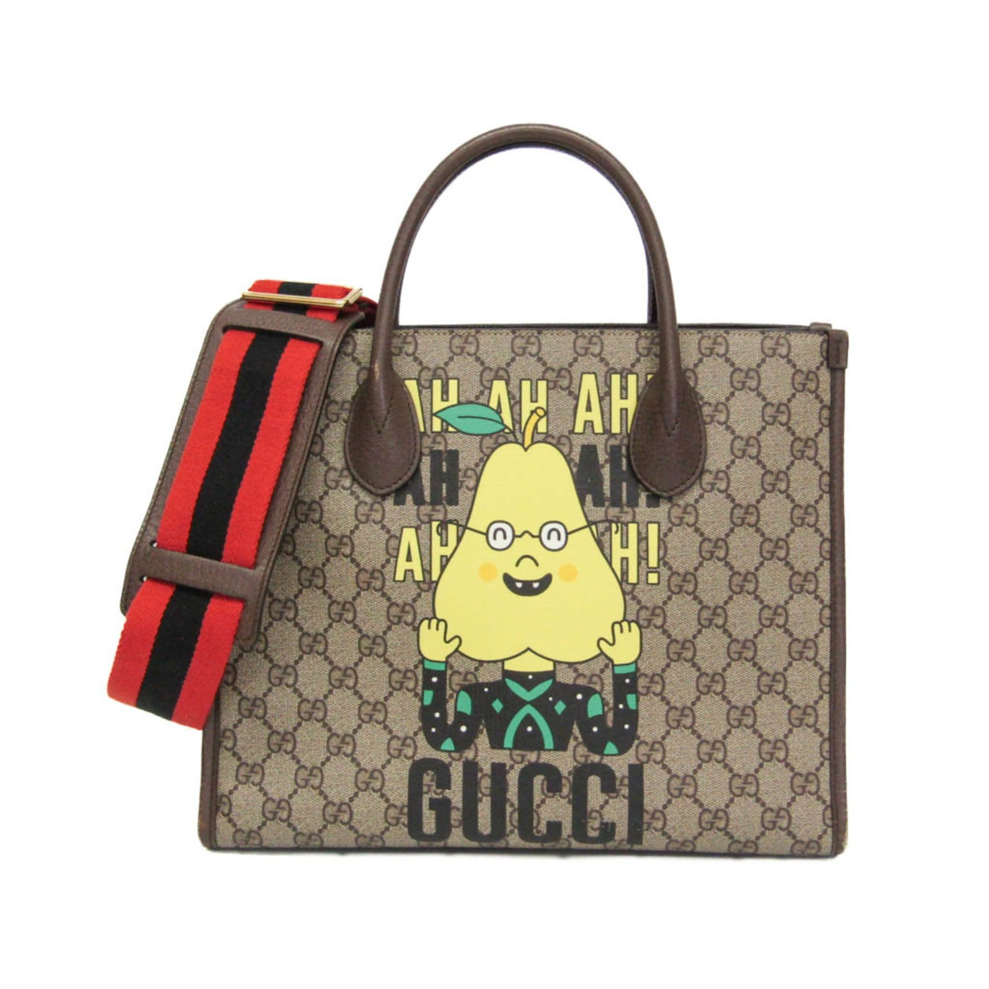 Gucci Gucci 703256 Women,Men GG Supreme Shoulder Bag,Tote Bag Brown Size ONE SIZE - 1 Thumbnail