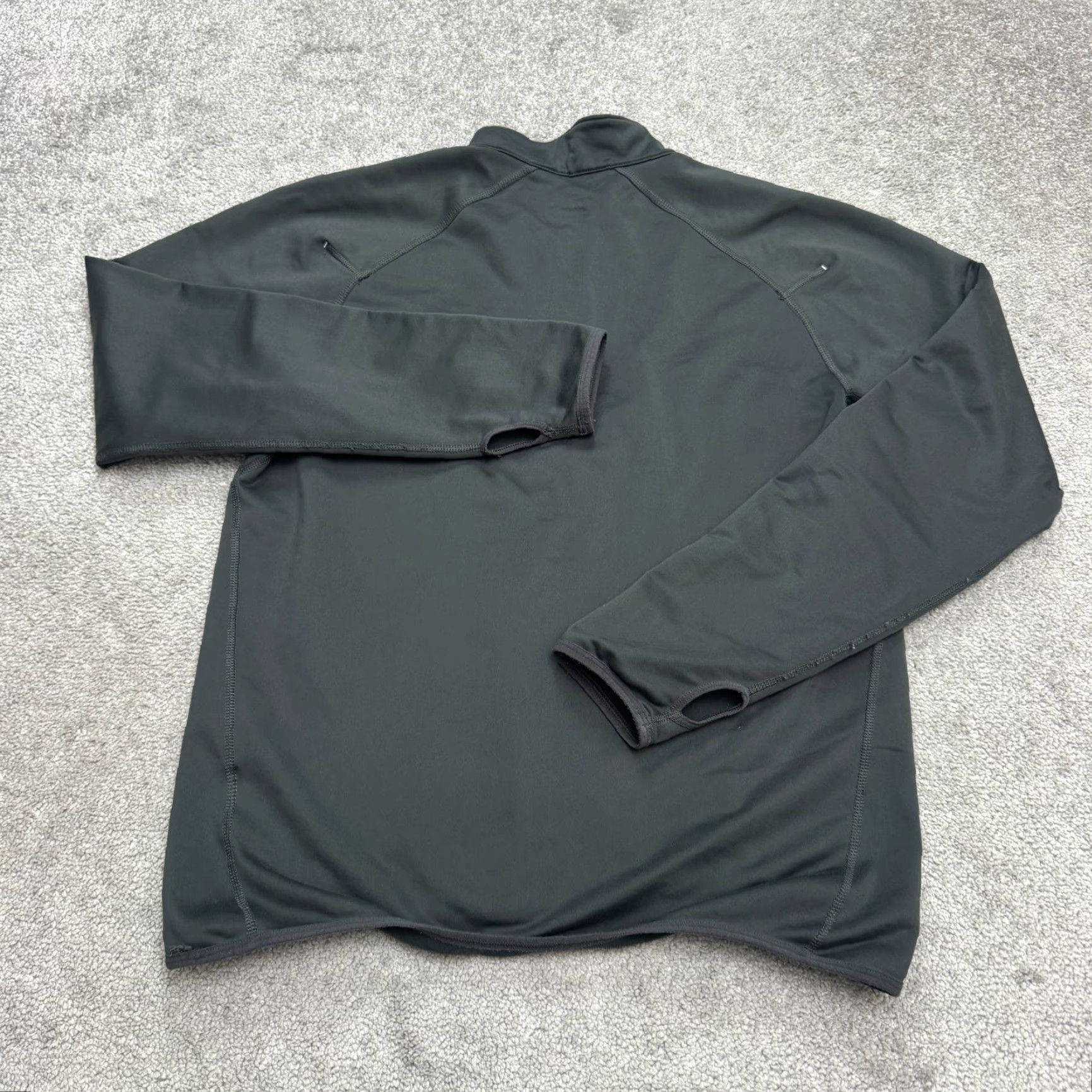 Nike Nike Dri-Fit Element Shield Thermal 1/4 Zip Pullover Jacket Mens Medium Gray Size US M / EU 48-50 / 2 - 2 Thumbnail