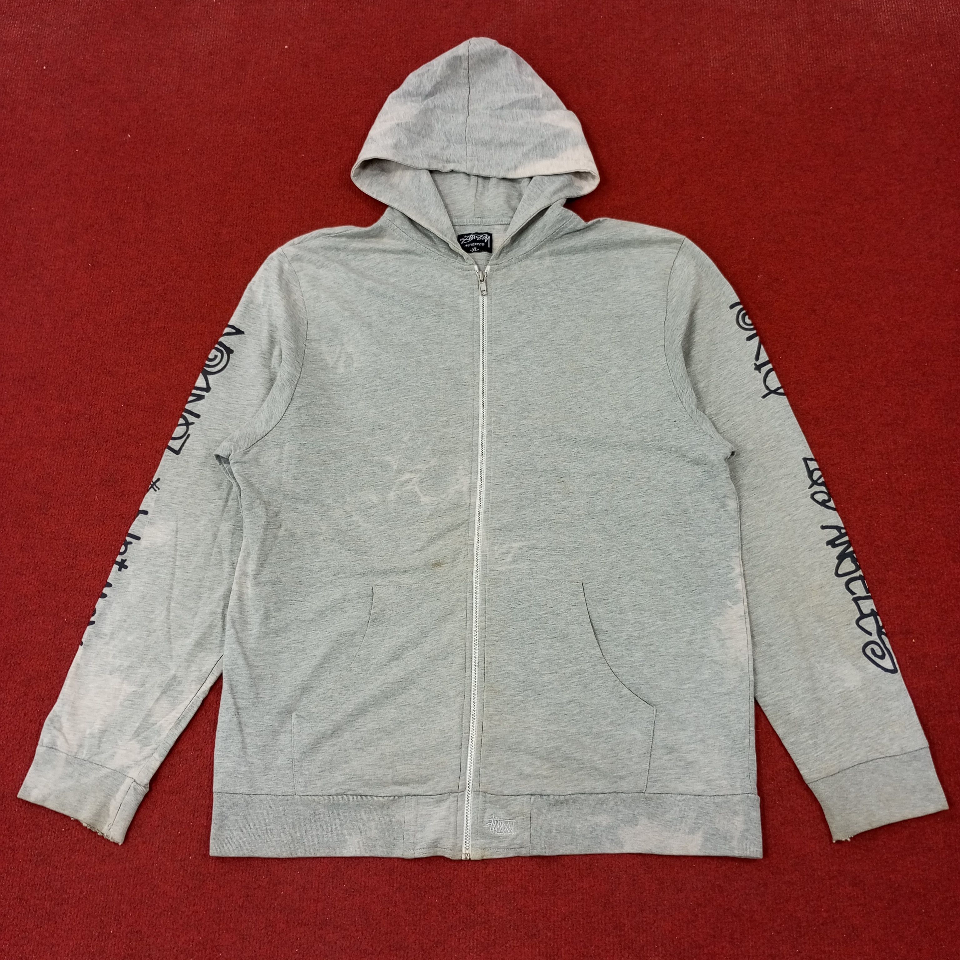 Stussy Stussy Streetwear Custom Art Zipper Hoodies c216n13 Size US M / EU 48-50 / 2 - 3 Thumbnail