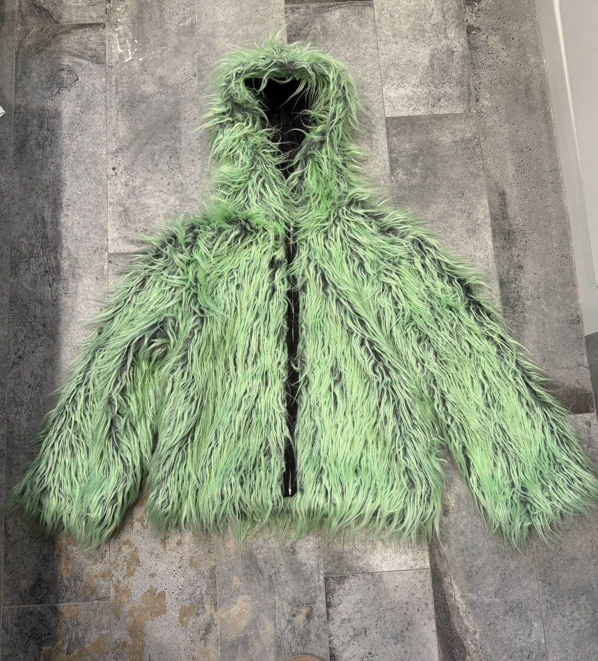 Vintage Bright Green Gilly Jacket Size US L / EU 52-54 / 3 - 5 Thumbnail