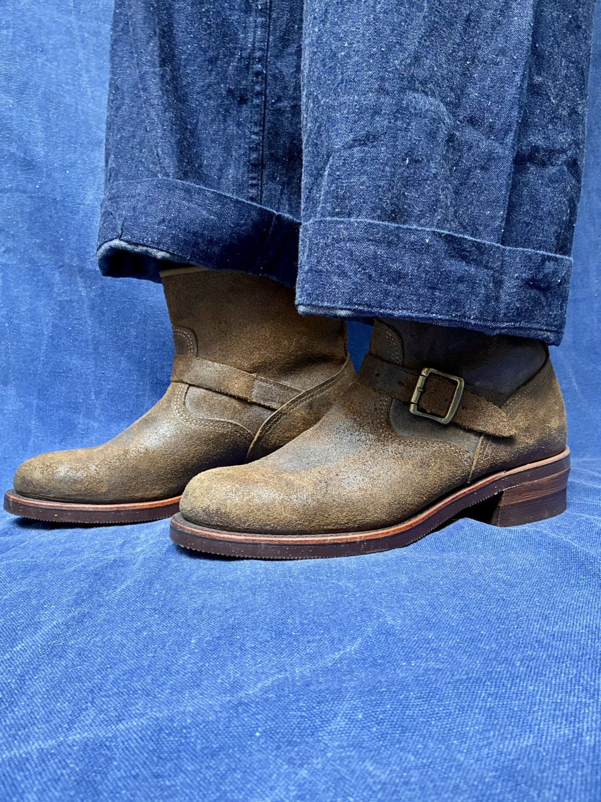 Chippewa CHIPPEWA ROUGH OUT LEATHER LOW RISE BOOTS Size US 10.5 / EU 43-44 - 6 Thumbnail