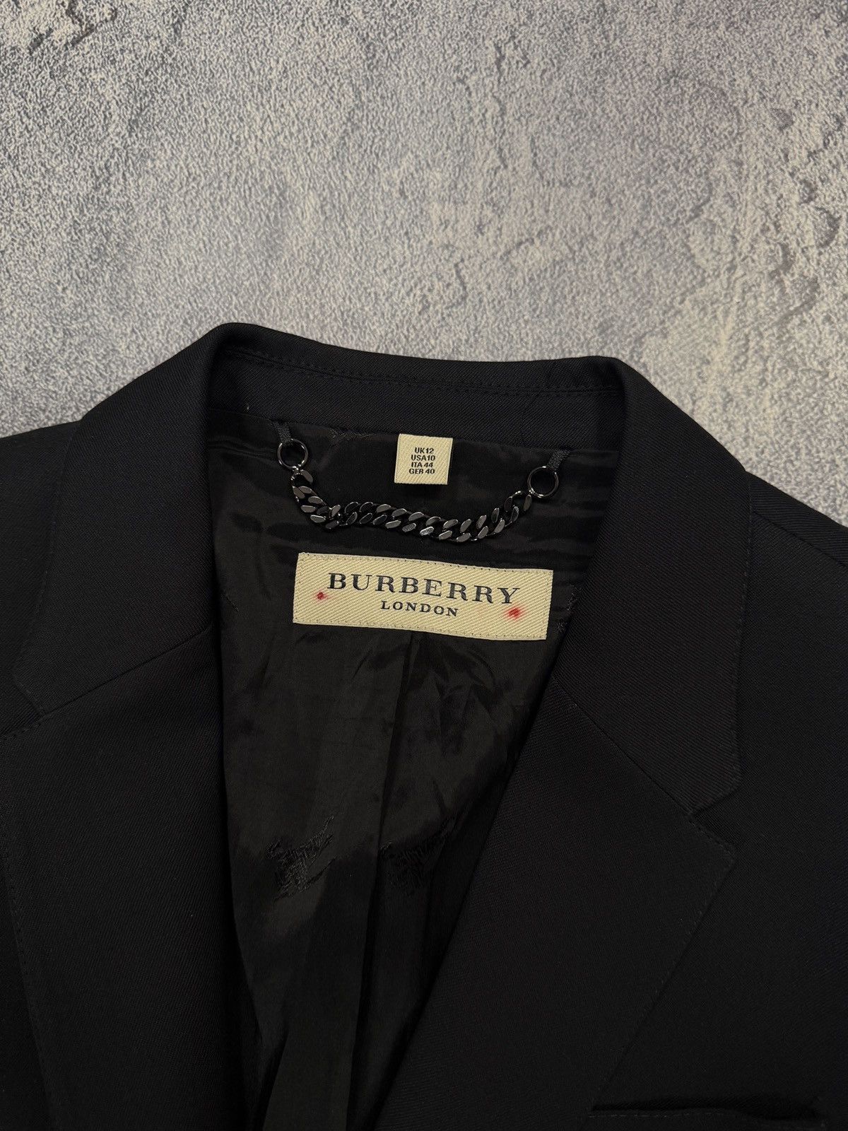 Burberry Burberry Wool Blazer Size L / US 10 / IT 46 - 8 Thumbnail