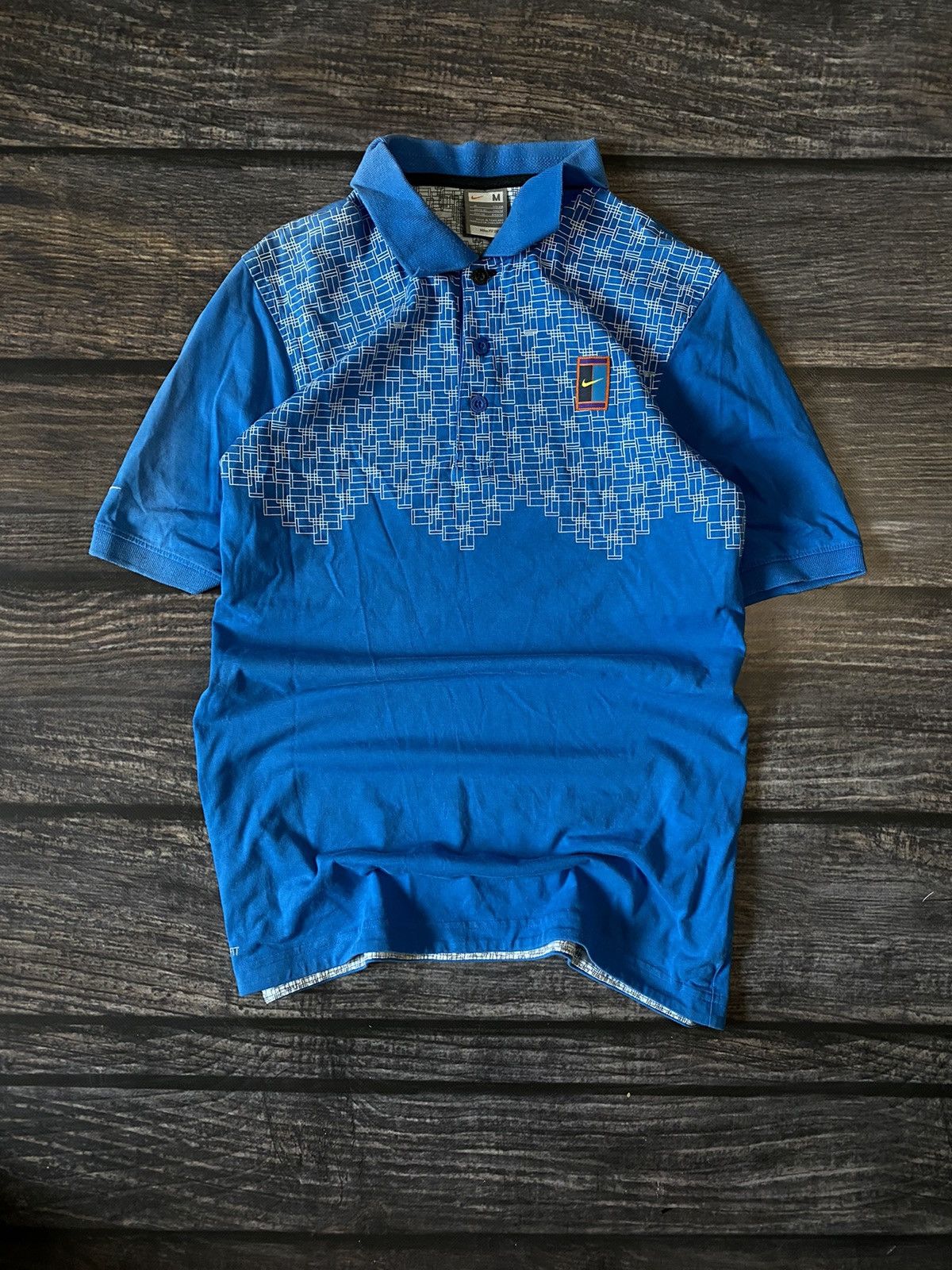 Nike Vintage Nike Tn Shirt Drill y2k Swoosh Size US M / EU 48-50 / 2 - 1 Thumbnail
