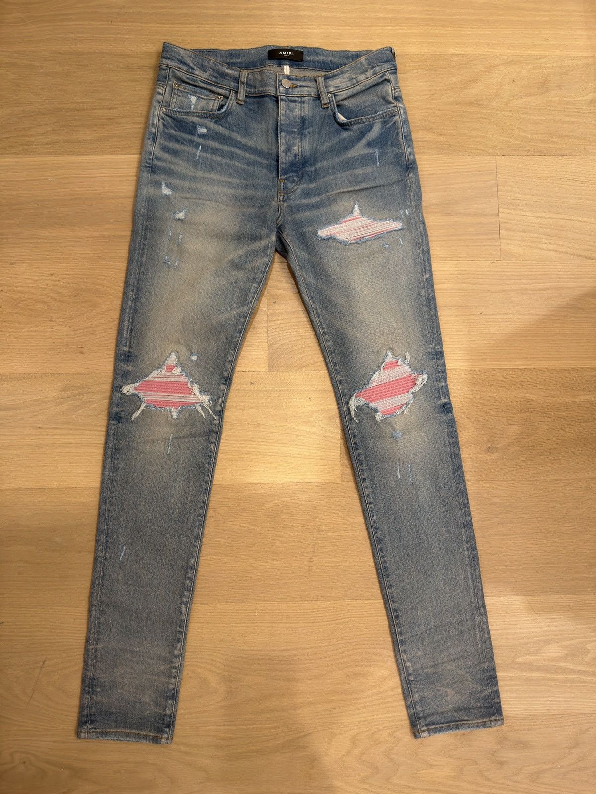 Amiri AmirI MX1 Denim Jeans pink Size US 34 / EU 50 - 2 Thumbnail