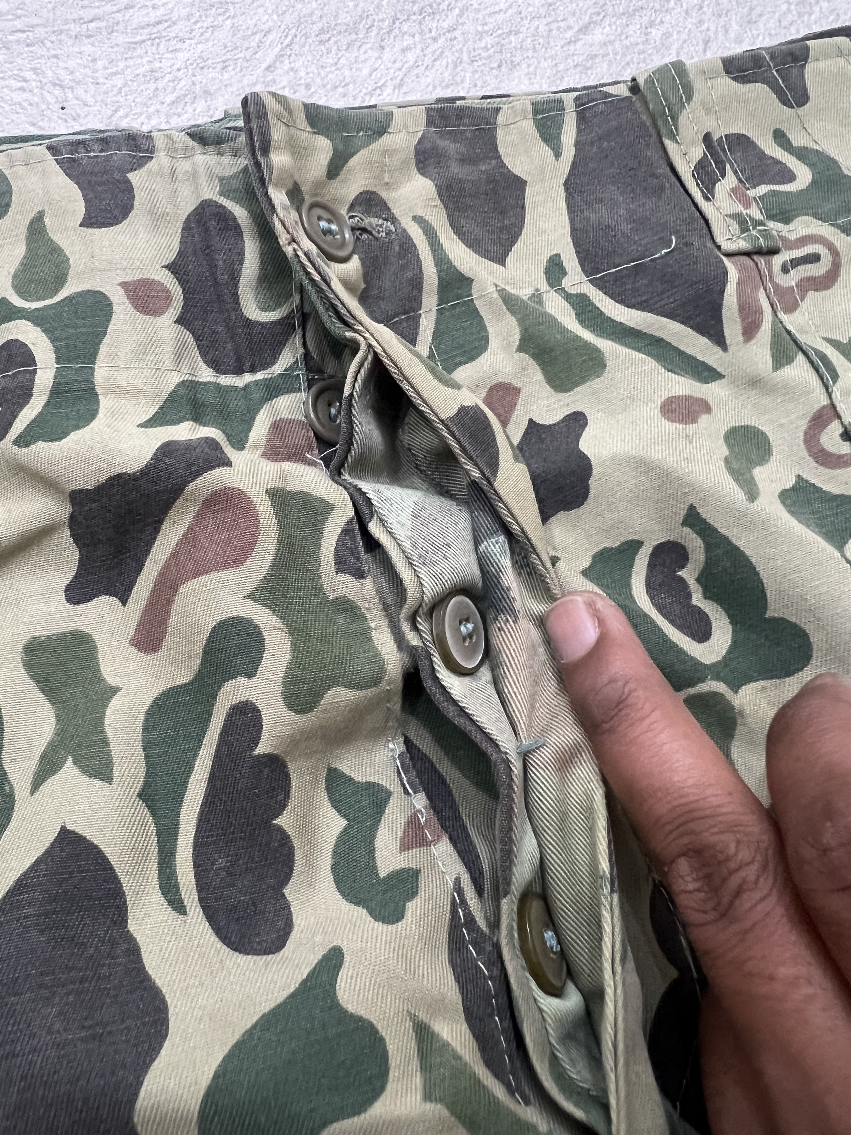 Japanese Brand 80s Archival Camo Frog Fatigue Work Pants y2k Lgb Ifsix Size US 34 / EU 50 - 7 Thumbnail