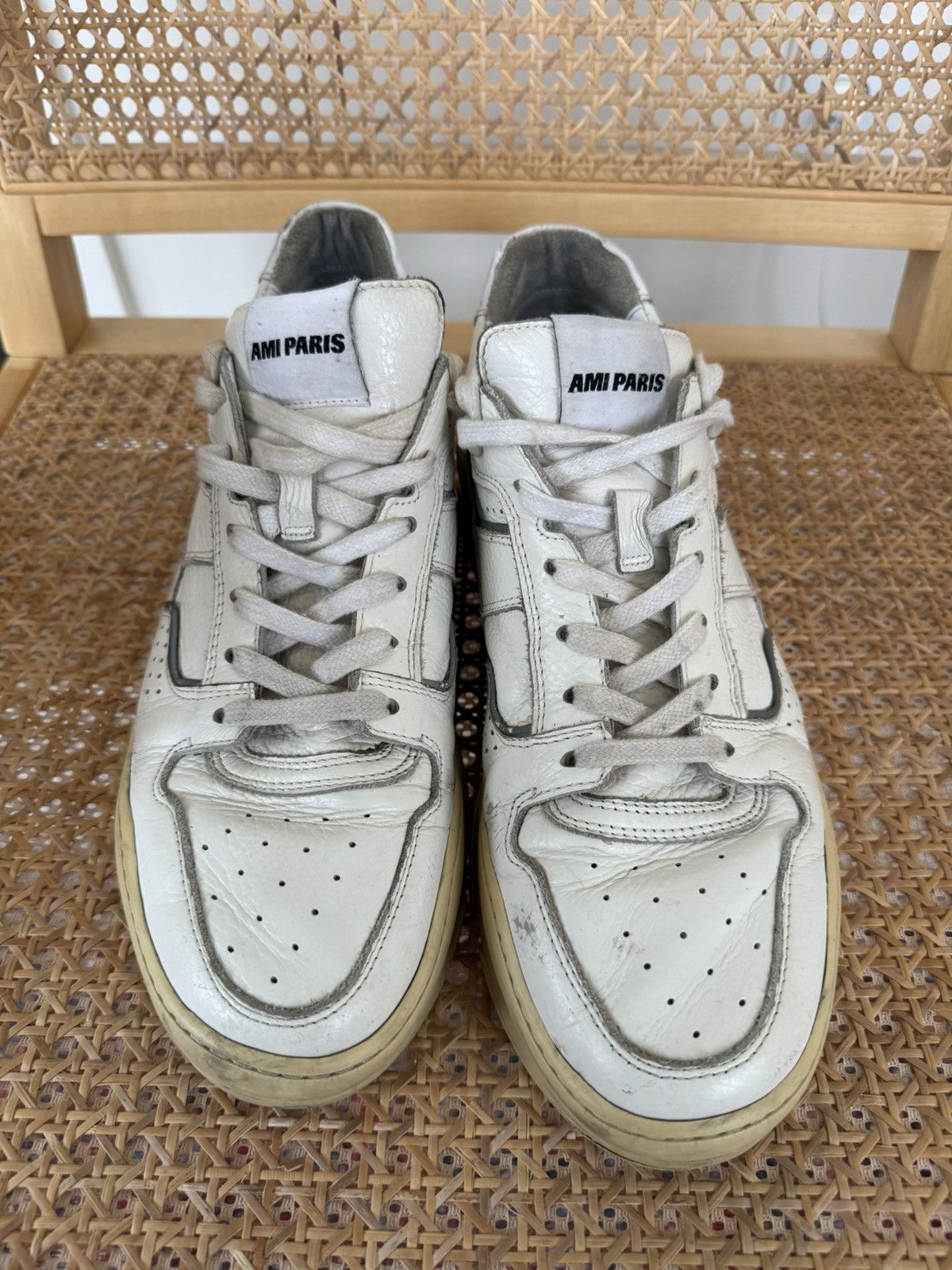 AMI AMI Casual Leather Sneaker | Grailed