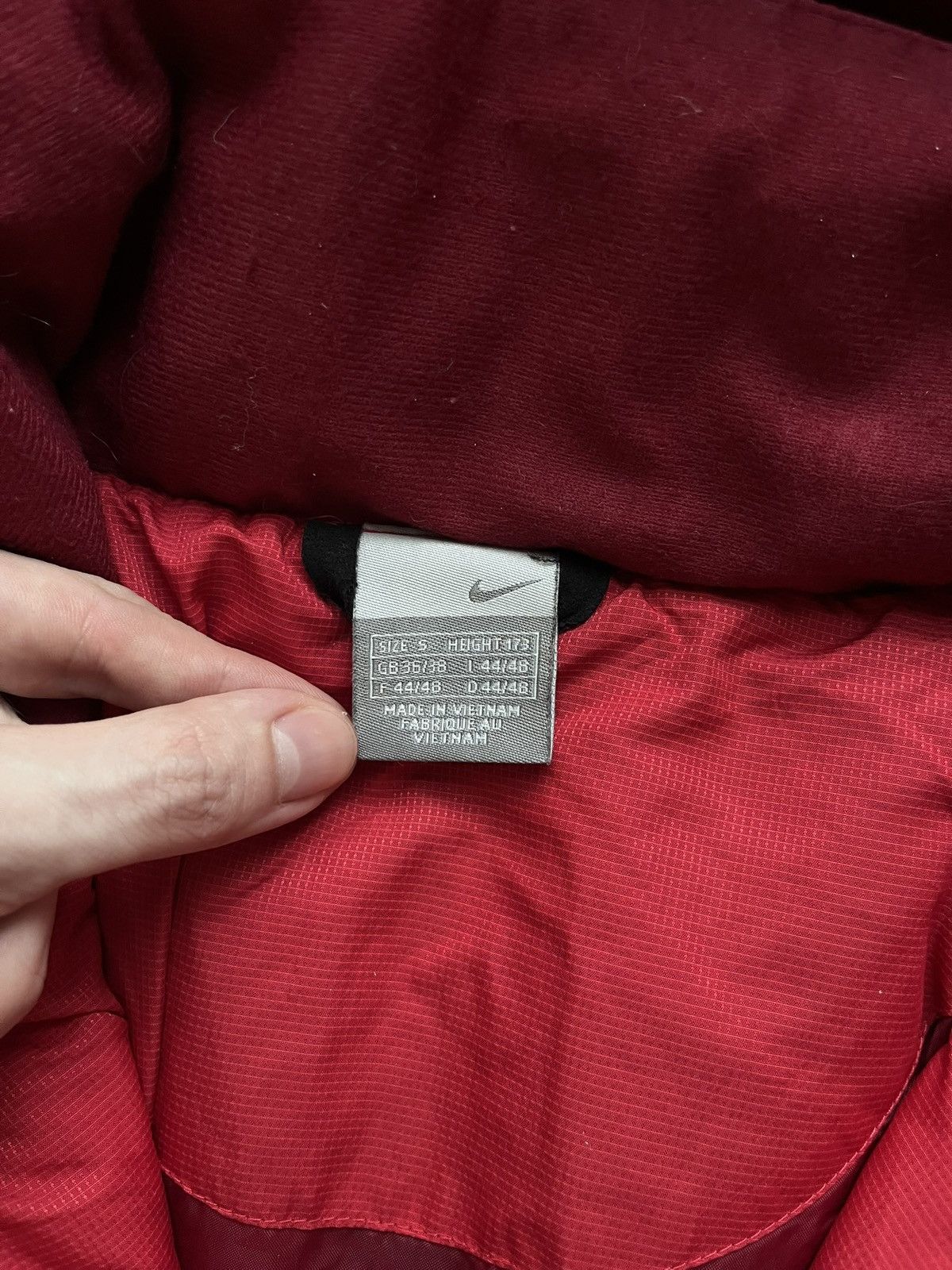 Nike 00s Nike Hooded Down Puffer Jacket Swoosh Logo Y2k Retro Size US S / EU 44-46 / 1 - 3 Thumbnail