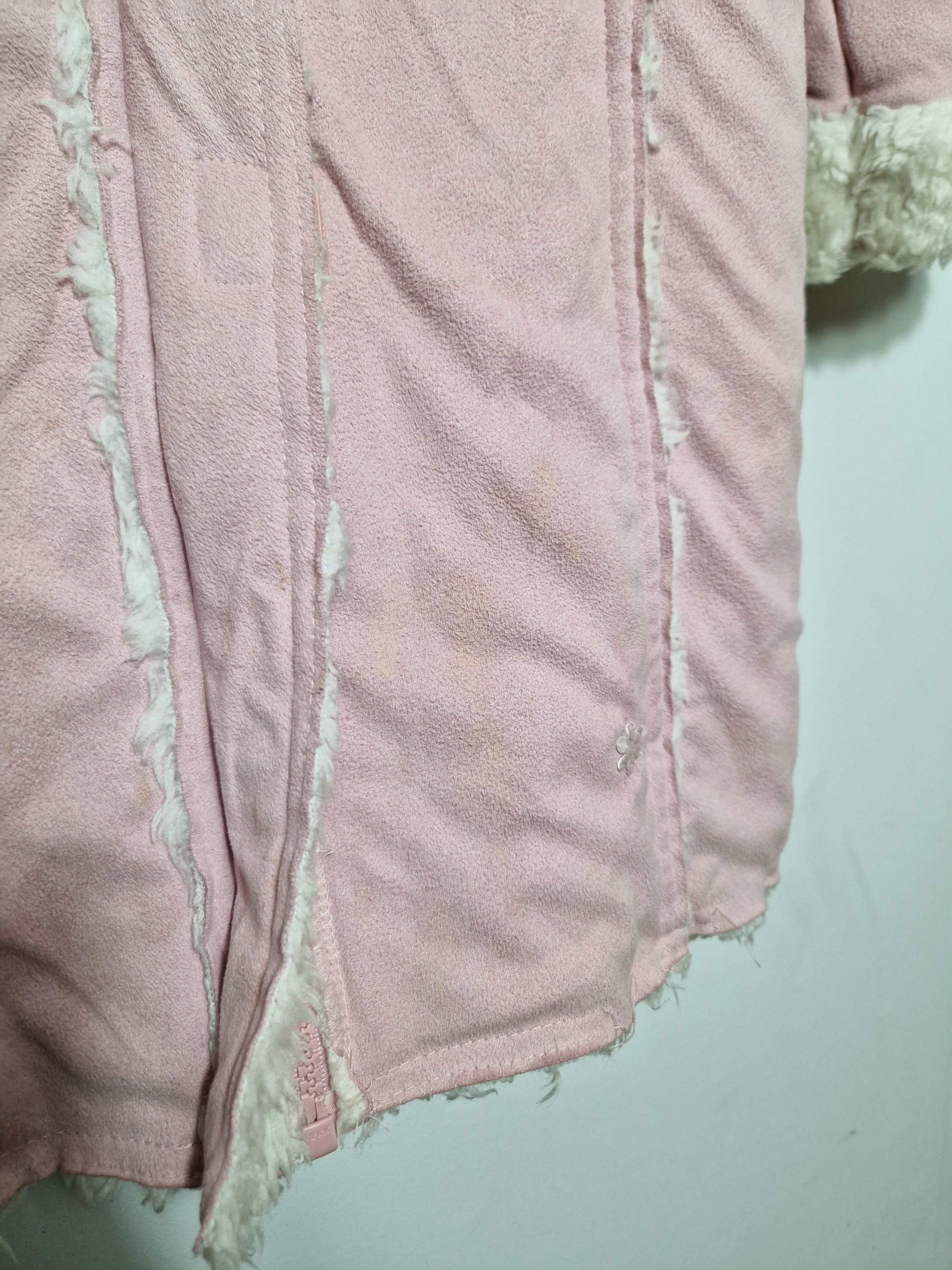 Japanese Brand × Vintage vintage avant garde faux fur penny lane coat 90s y2k Size S / US 4 / IT 40 - 6 Thumbnail
