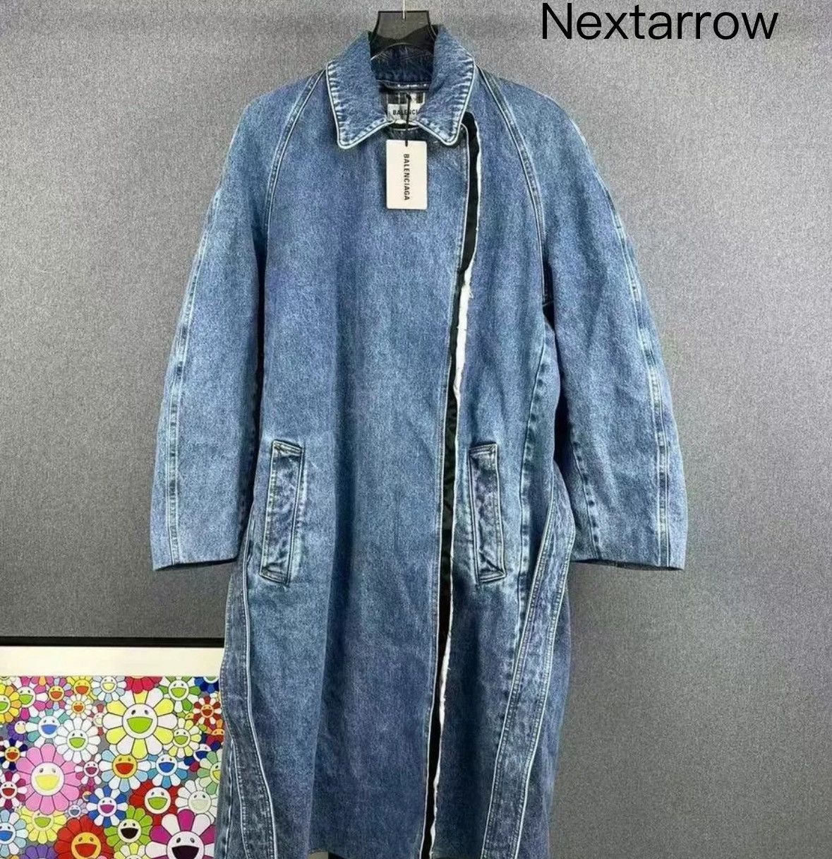 Balenciaga BALENCIAGA denim cotton jacket 2412-Nextarrow Size US S / EU 44-46 / 1 - 1 Thumbnail
