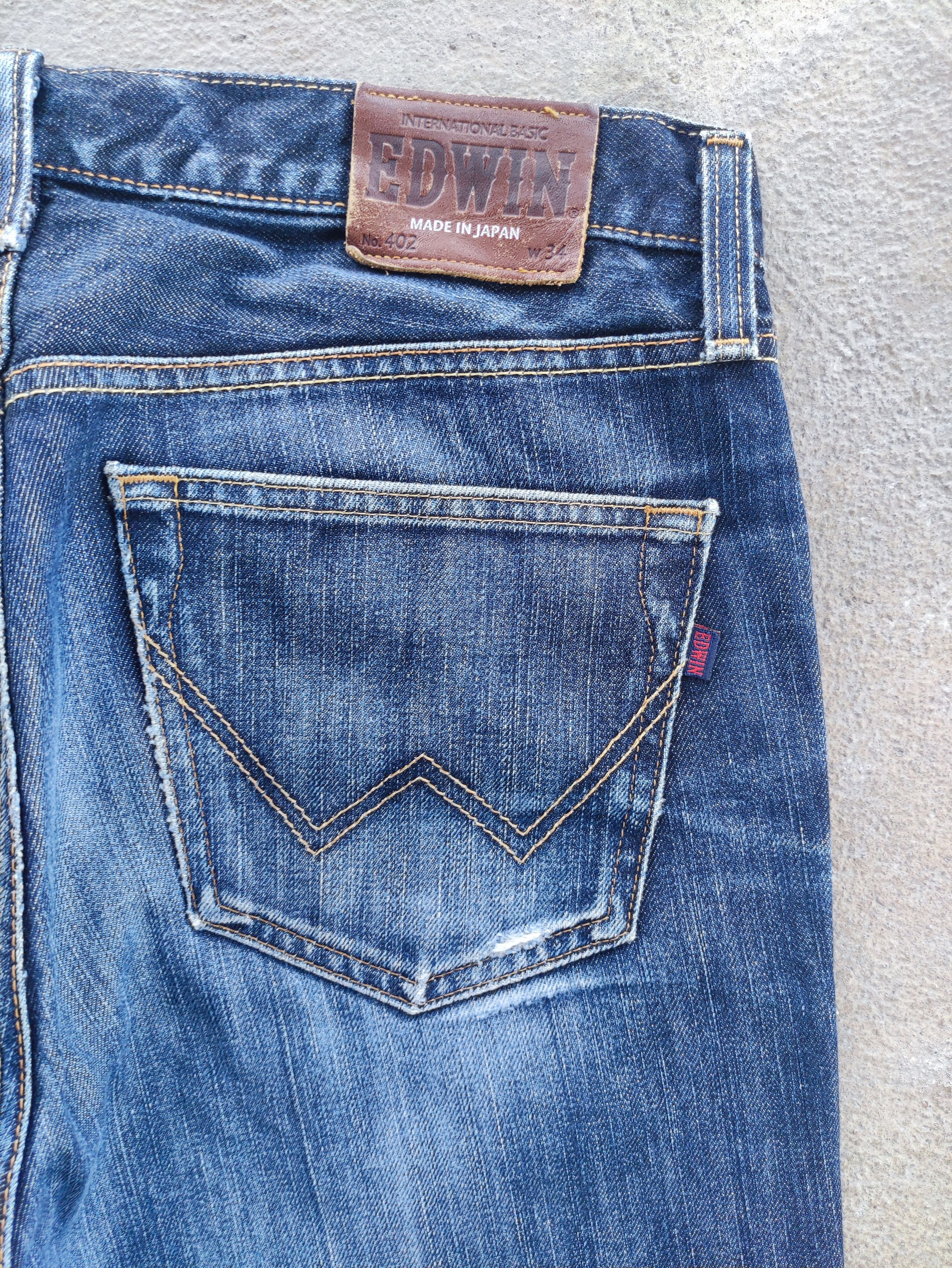 Edwin × Japanese Brand Vintage Edwin Jeans Japan Distressed Faded Denim Pants W34 Size US 34 / EU 50 - 12 Thumbnail