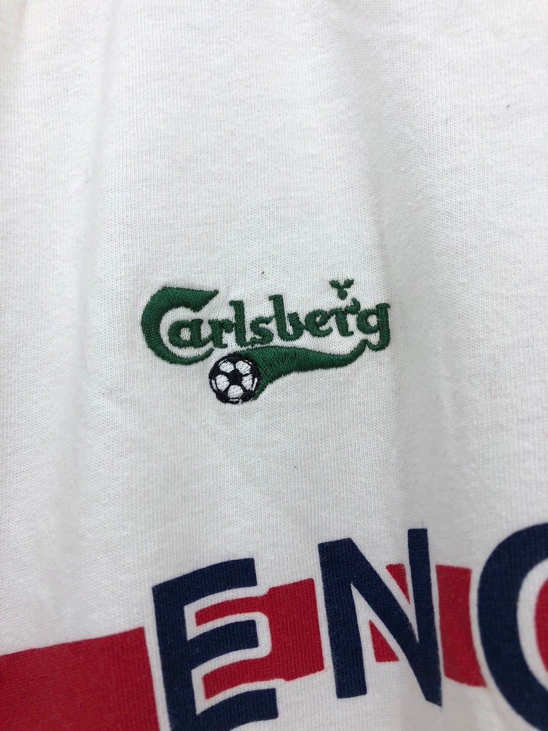 Umbro × Vintage Vintage England Umbro Carlsberg shirt wts01 Size US L / EU 52-54 / 3 - 3 Thumbnail