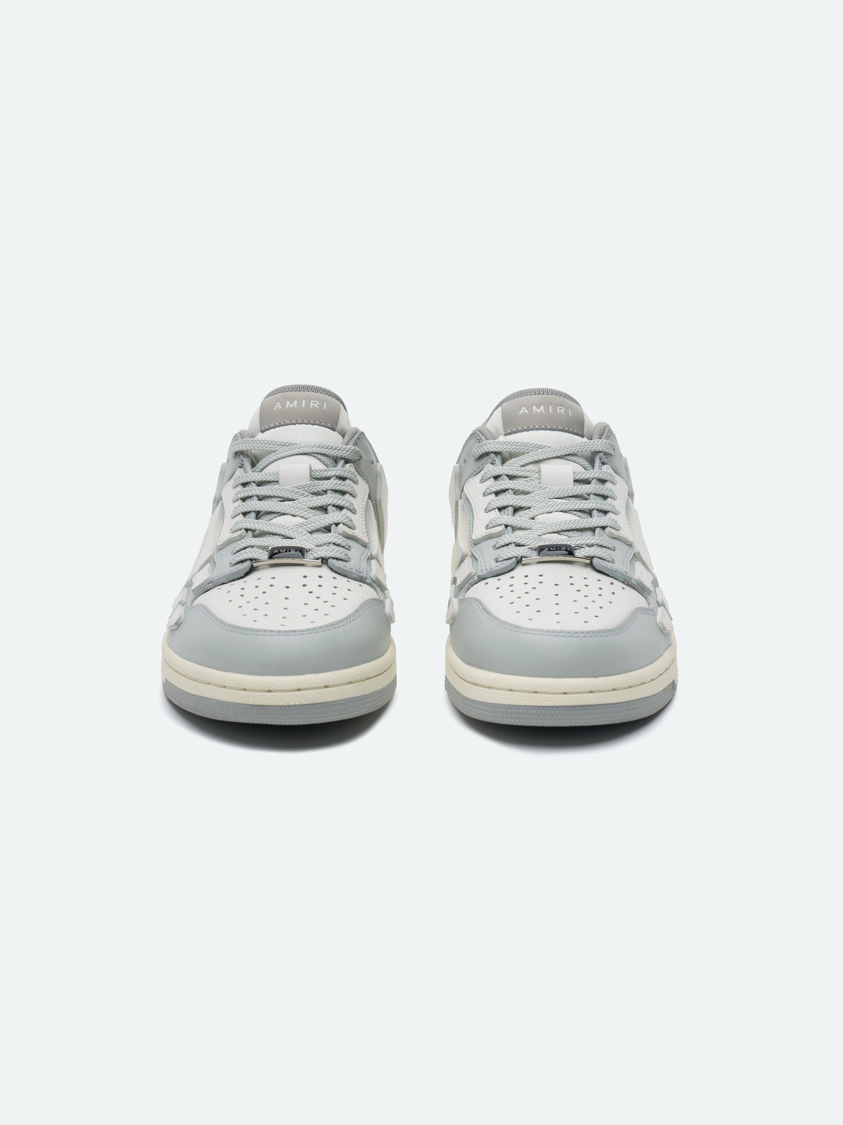 Amiri o1s1wg110325 Skelton Low-Top Sneakers in White/Light Blue Size US 9 / EU 42 - 3 Thumbnail