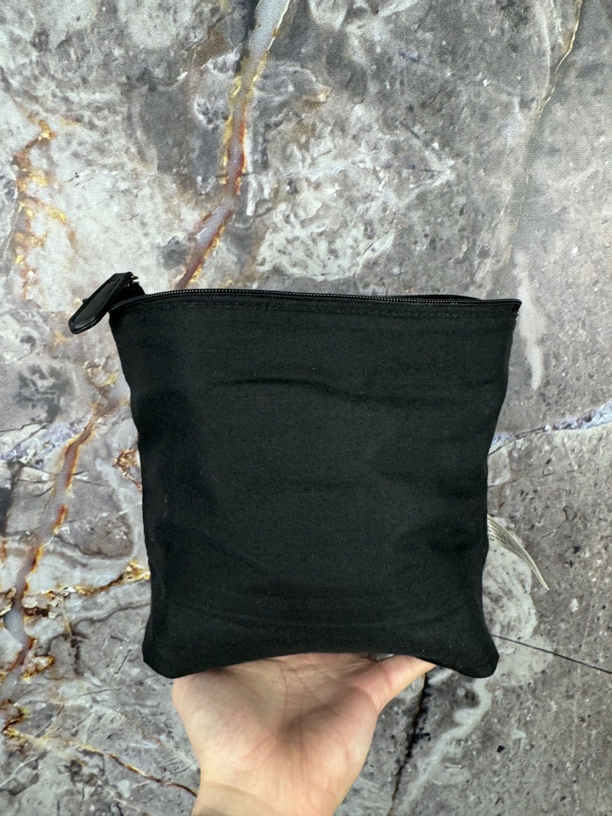 Harris Tweed Harris Tweed Wool Leather Toiletry Bag Grey Travel Pouch Size ONE SIZE - 13 Thumbnail