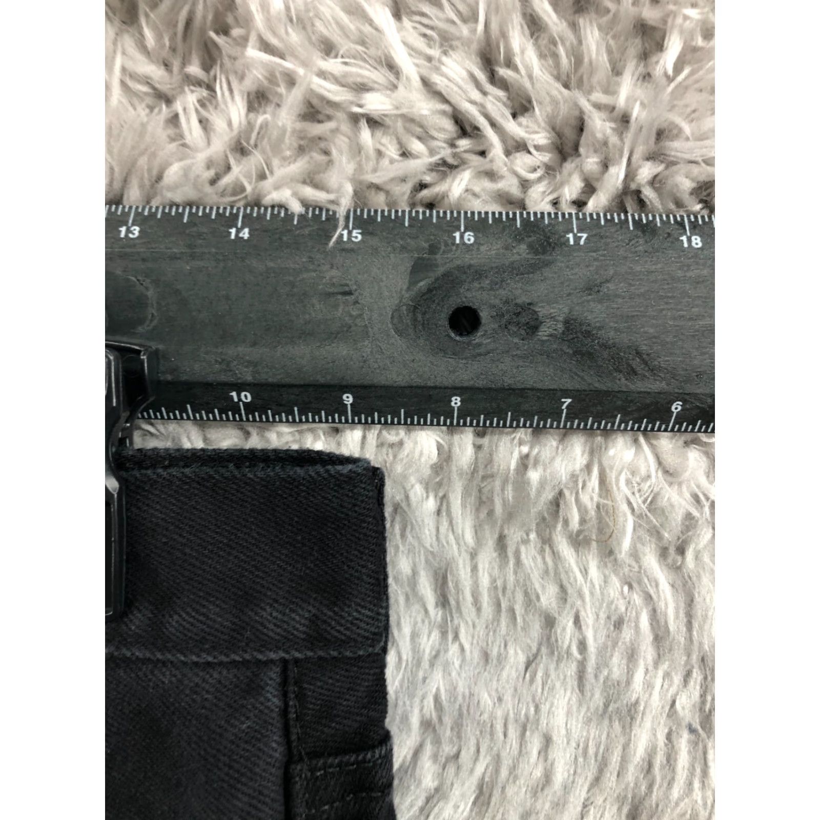 George George Jeans Size 29x30 Mens Mid Rise Dark Wash Black - 5-Pocket Denim Straight Regular Waist Size US 29 - 2 Thumbnail
