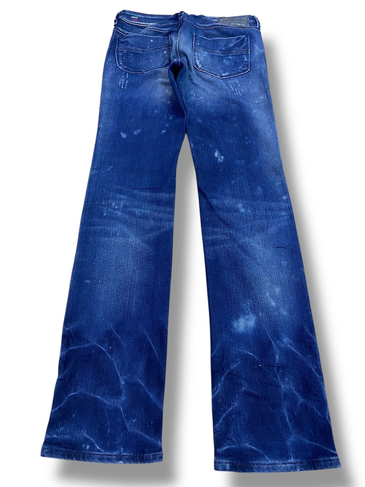 Diesel Diesel Bush Pants Dark Blue Wash Style Straight Cut Jeans Size US 29 - 3 Thumbnail